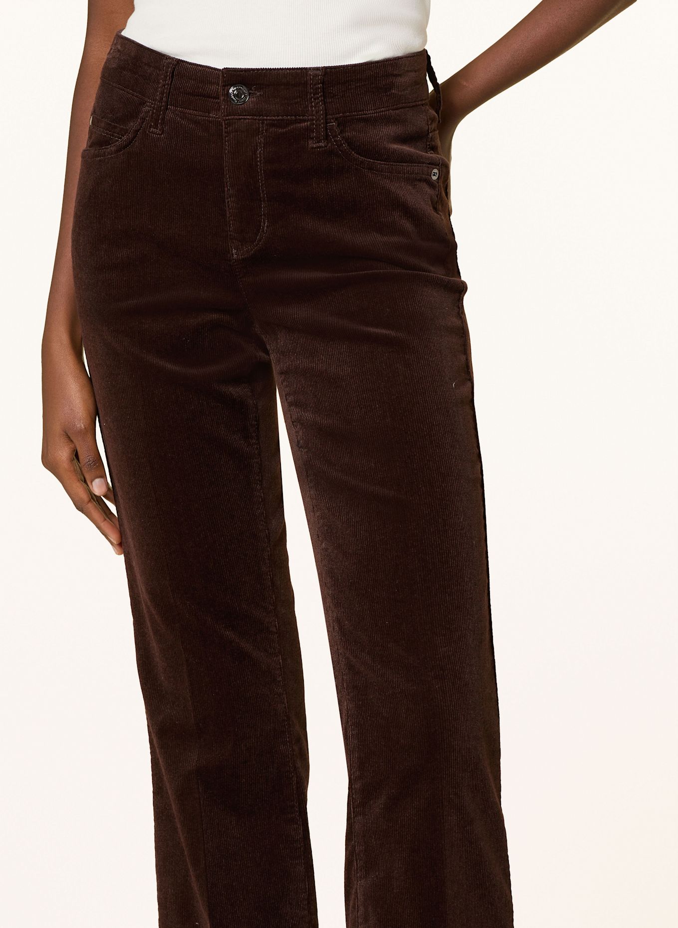 CAMBIO Cordhose PARIS: DUNKELBRAUN