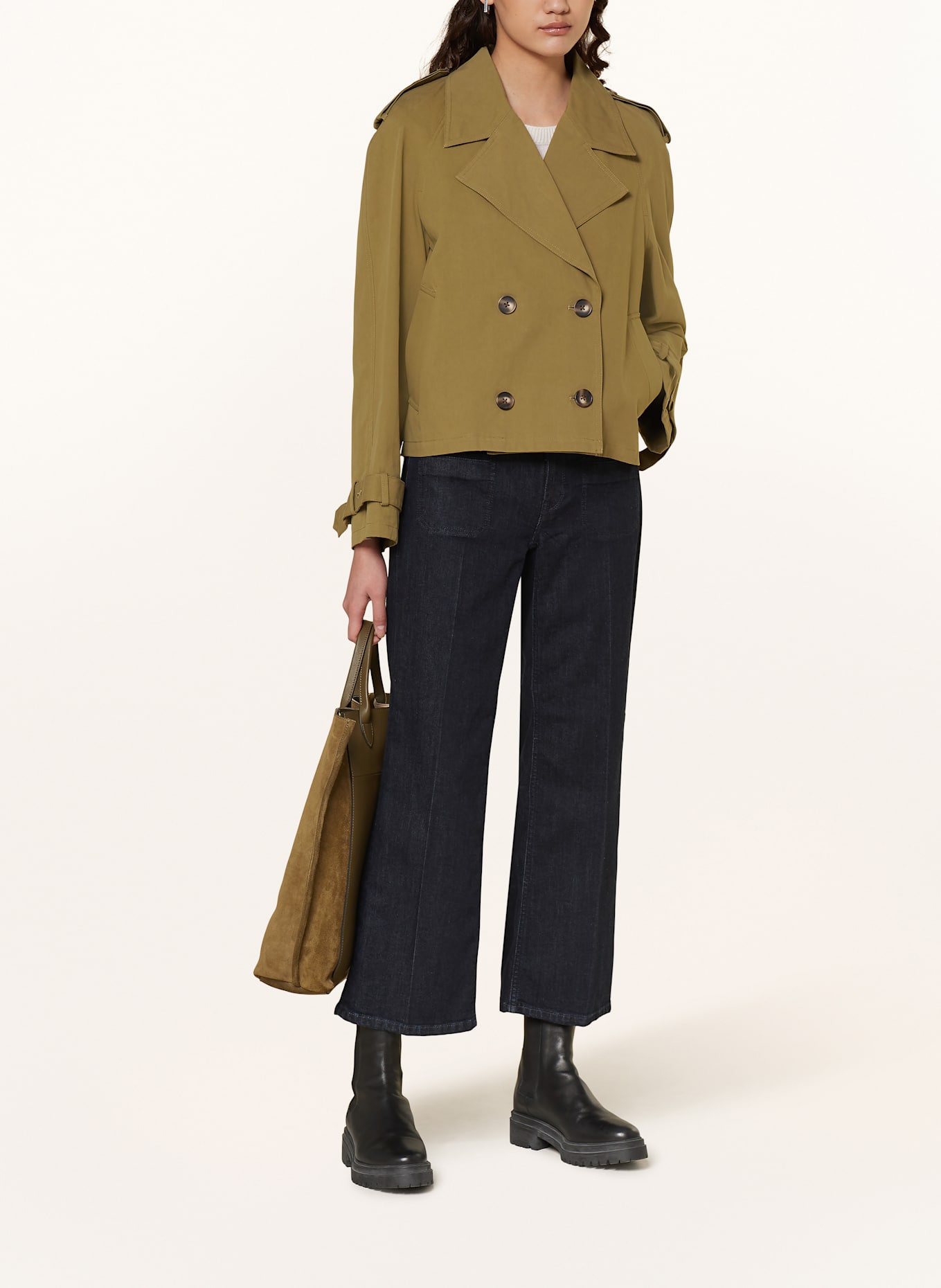 CAMBIO Jeansy wide leg HYERES TESS: 5006 modern rinsed