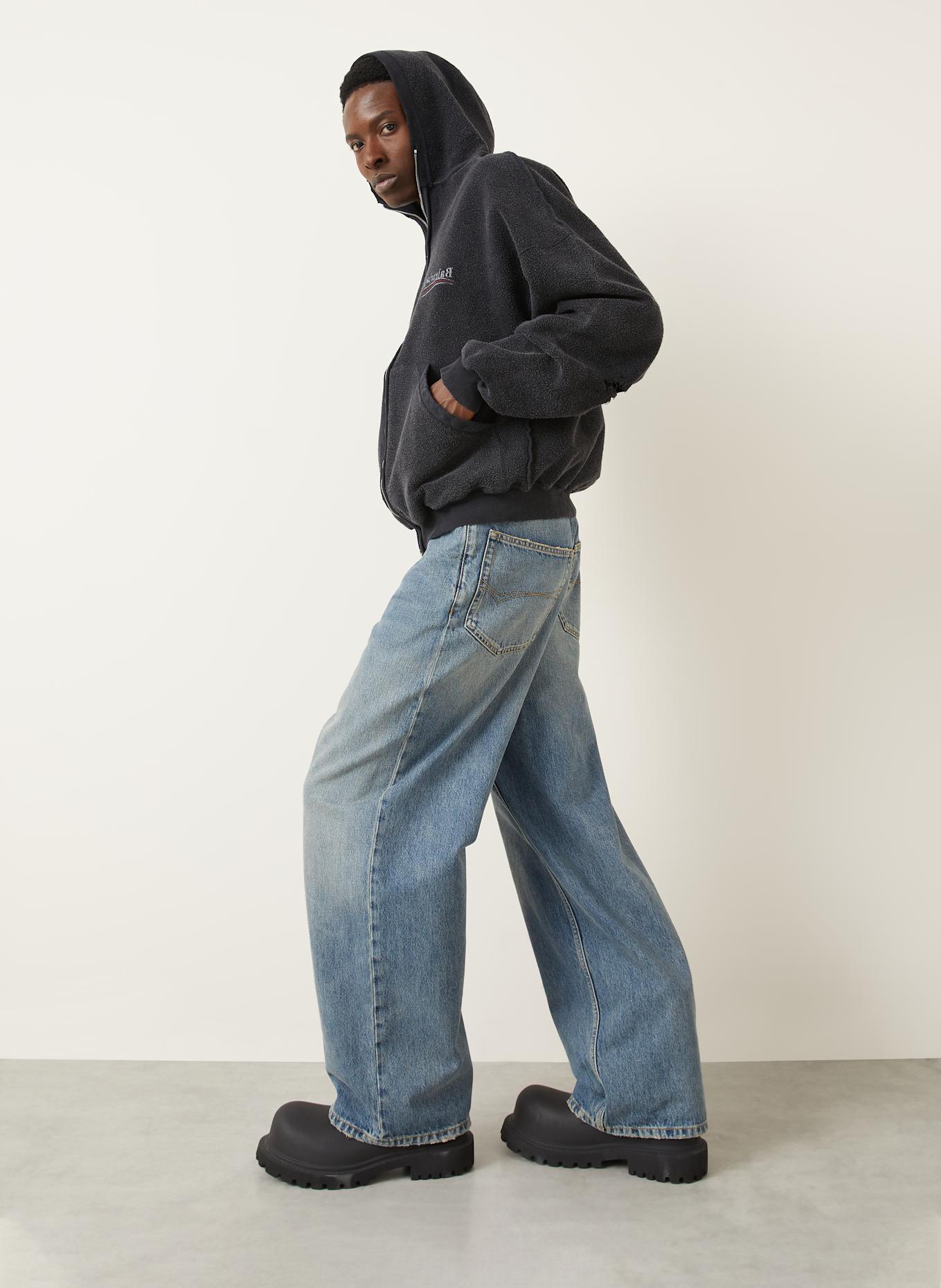 BALENCIAGA Sweatjacke: SCHWARZ