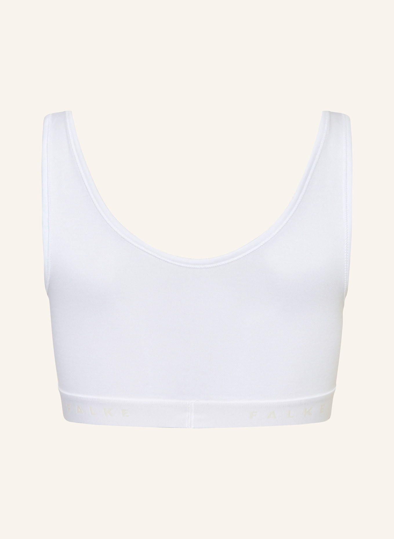 FALKE 2-pack of DAILY COMFORT bralettes: WHITE