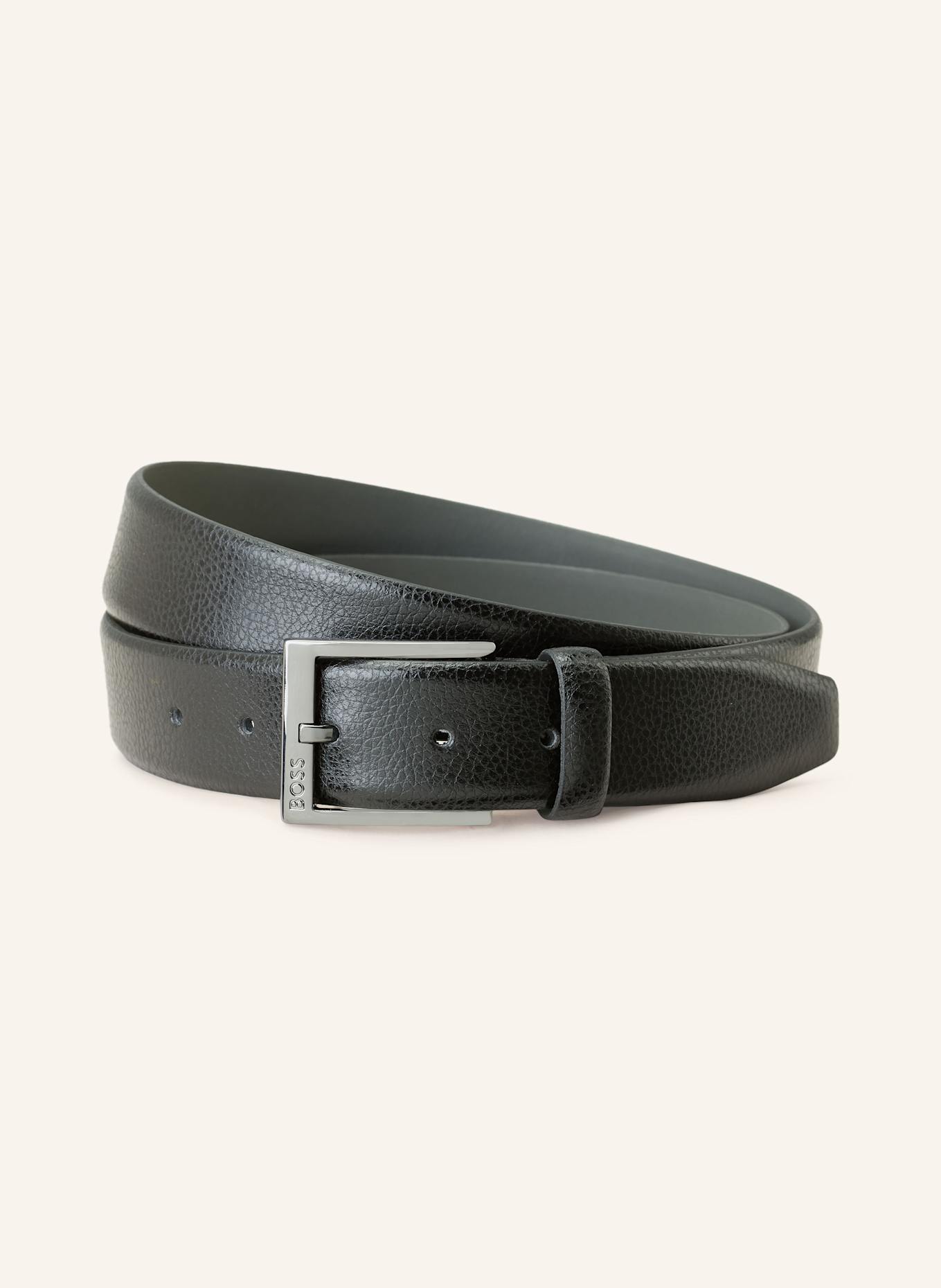 BOSS Ledergürtel ELLOY: SCHWARZ