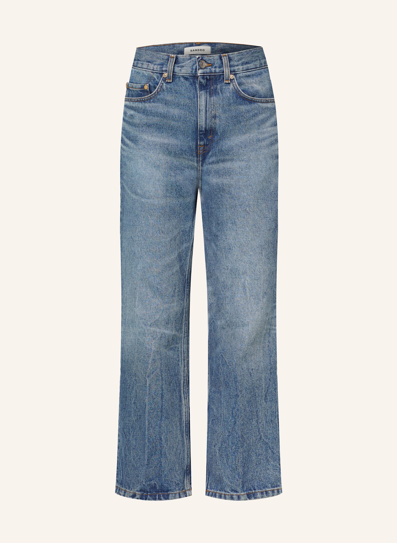 SANDRO Jeansy straight: 4785 BLUE JEAN