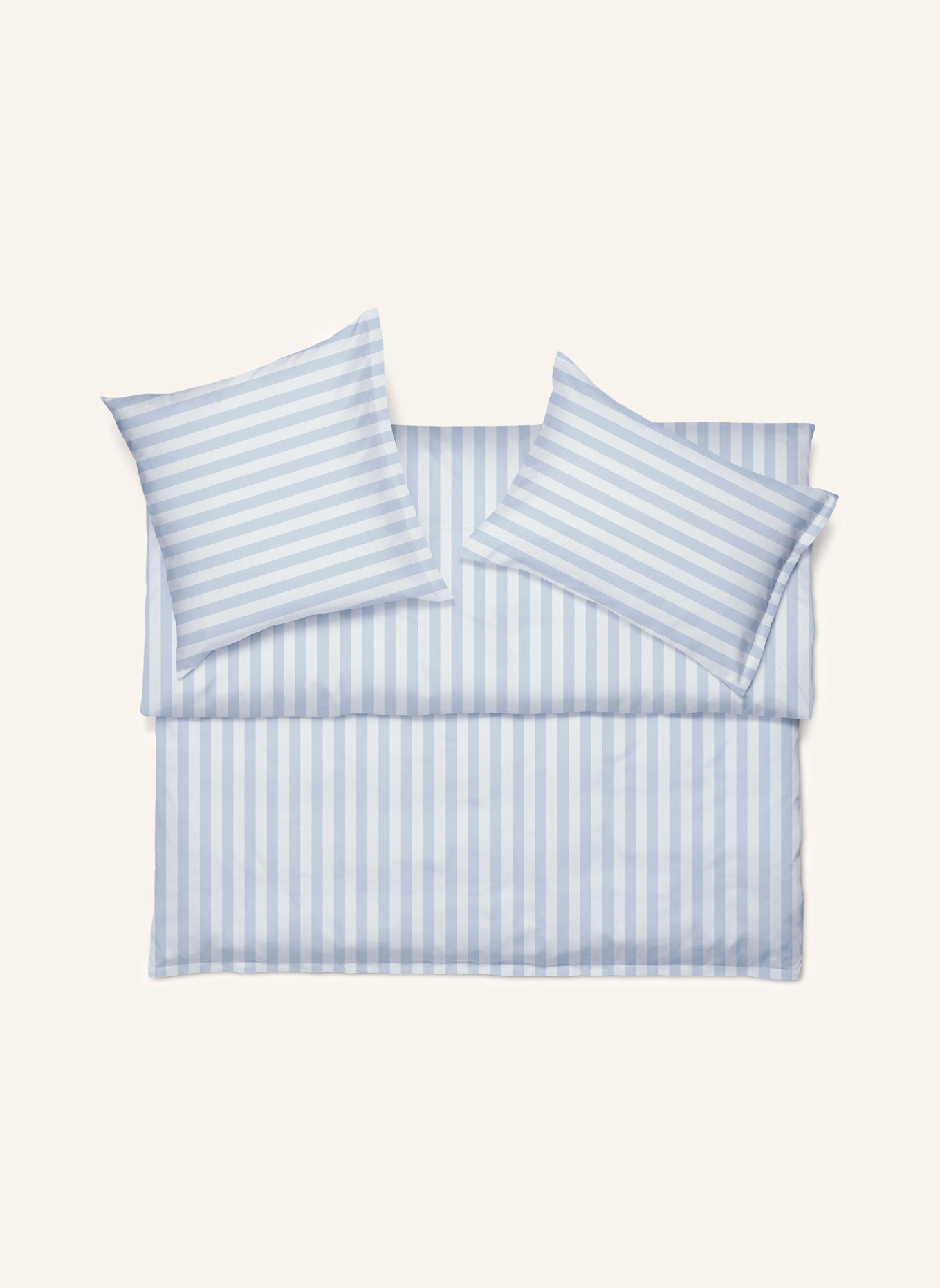 SCHLOSSBERG Bettbezug ARIS: HELLBLAU / WEISS