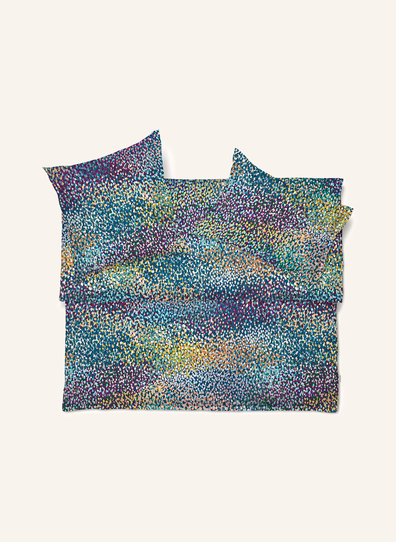 SCHLOSSBERG Bettbezug JANA: FUCHSIA / GELB / PETROL