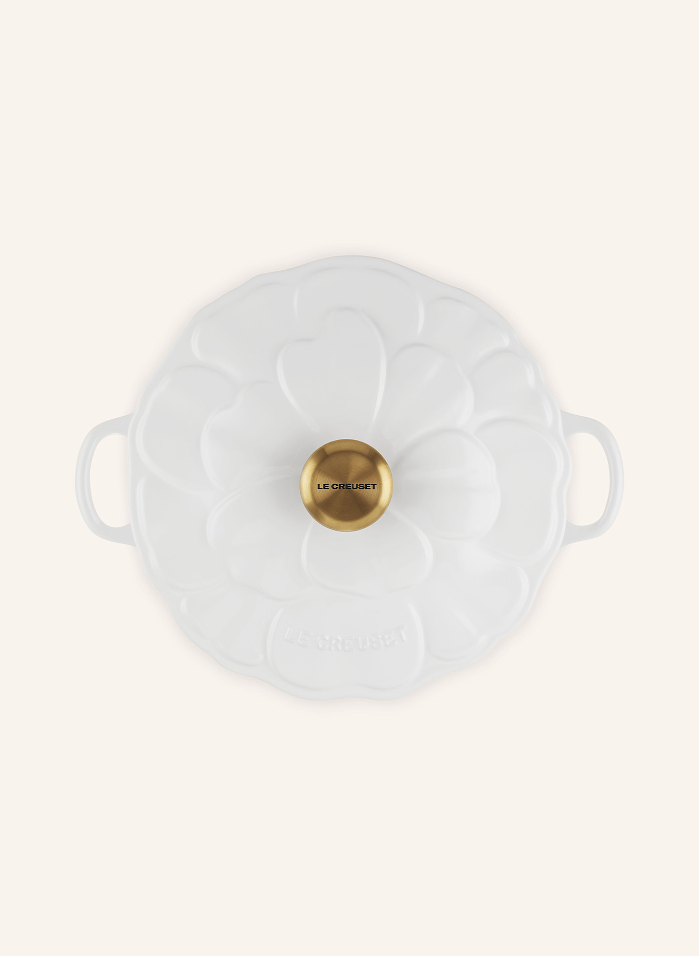 LE CREUSET Gourmet-Profitopf BLUME: WHITE