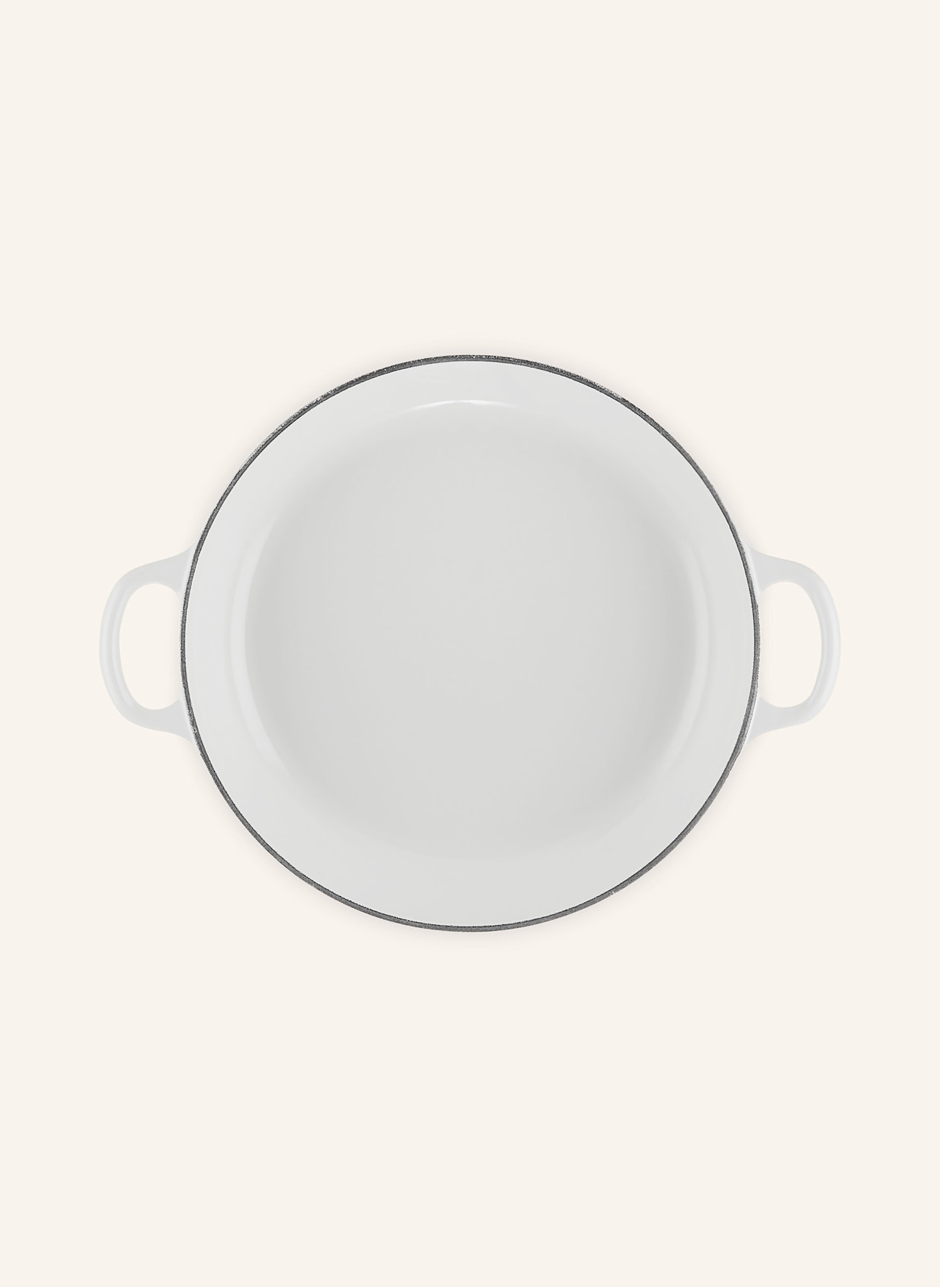 LE CREUSET Gourmet-Profitopf BLUME: WHITE