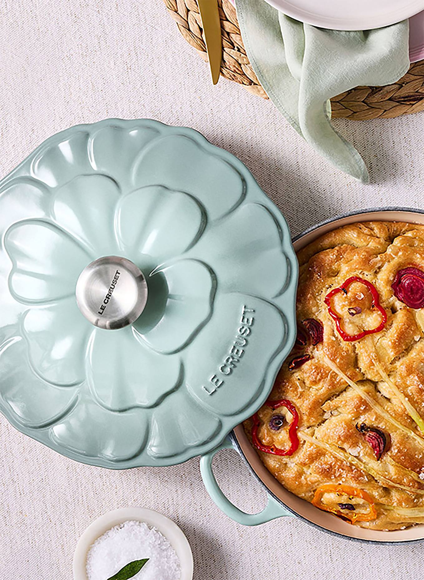 LE CREUSET Pot gourmet BLUME: SEA SALT