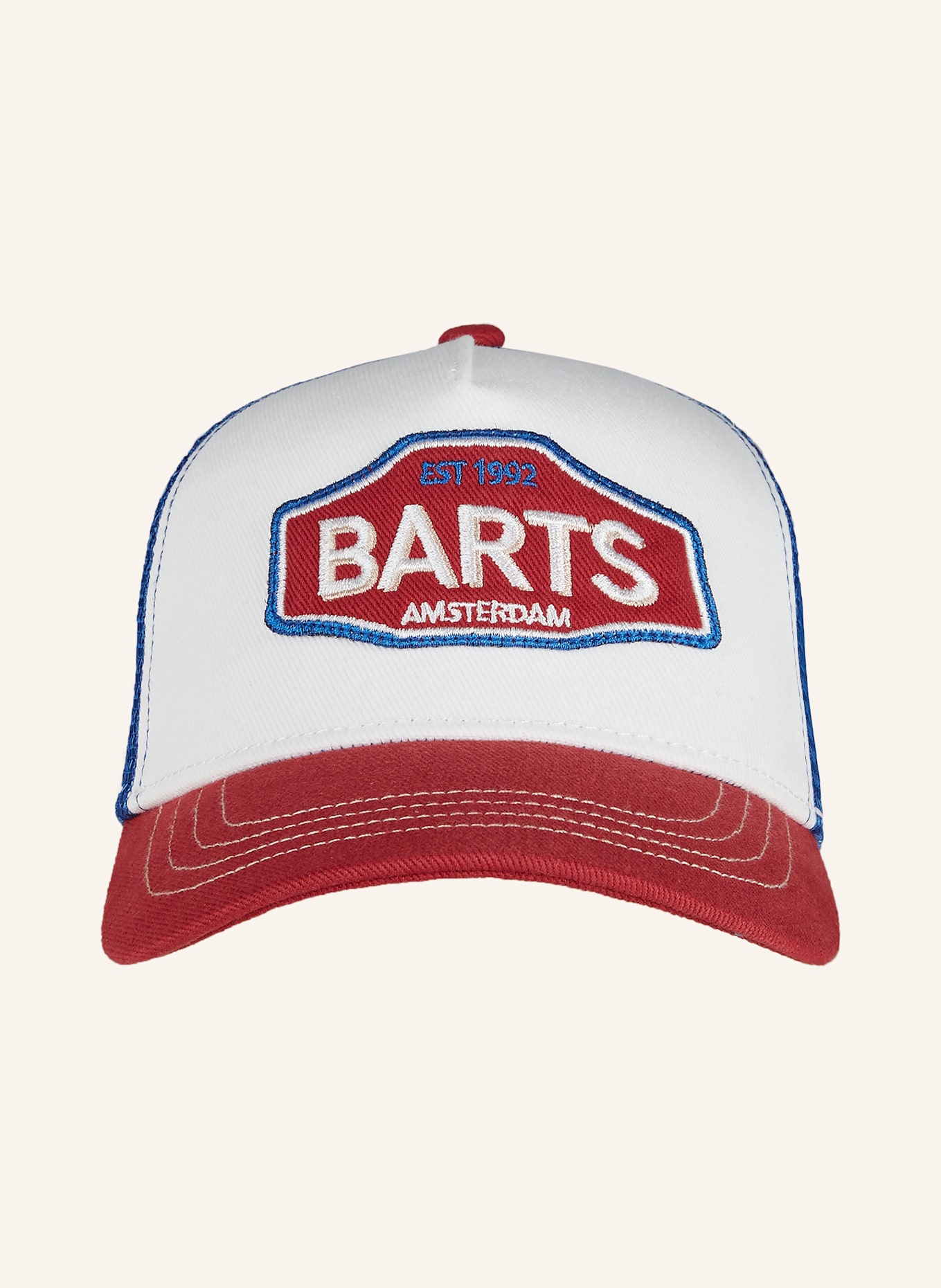 Barts Cap CALLAGI: ROT / BLAU / CREME