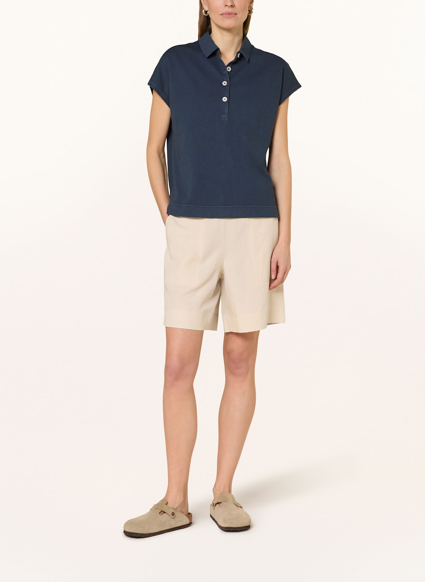 Marc O'Polo Jersey-Poloshirt: BLAU