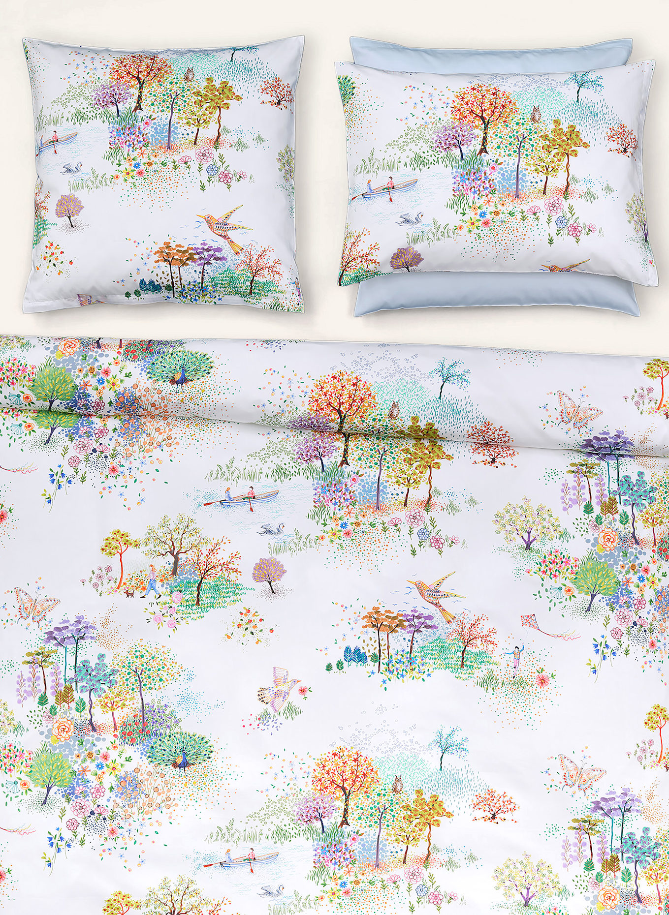 Christian Fischbacher Bettwäsche WEEKEND: WEISS