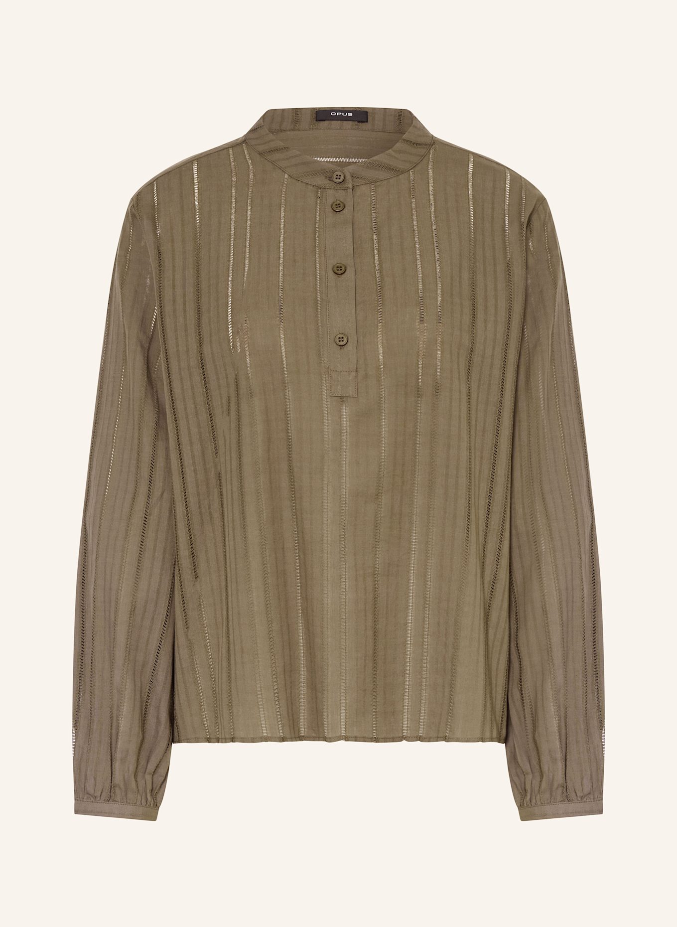OPUS Blusenshirt FUEGA: OLIV