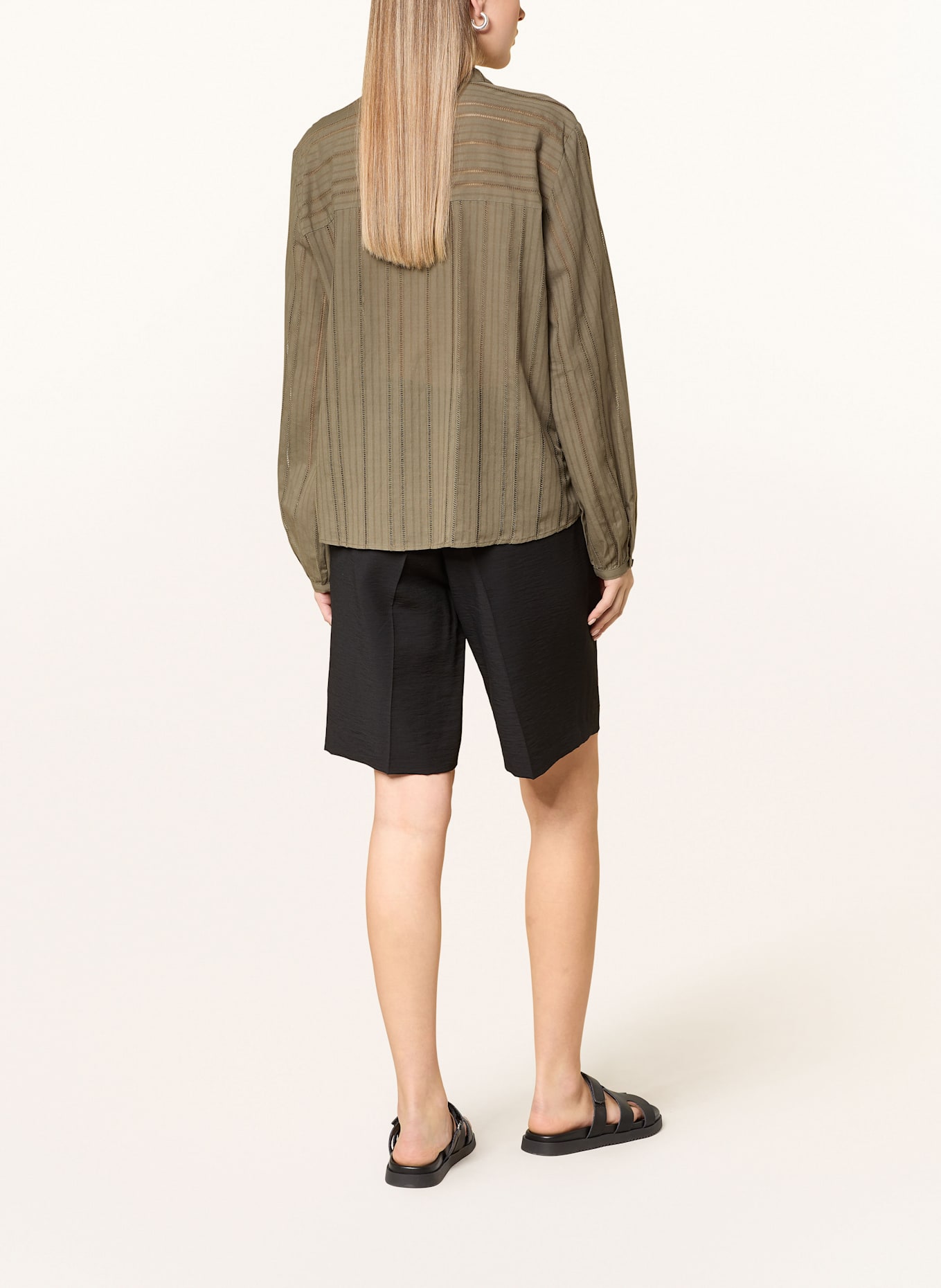 OPUS Blusenshirt FUEGA: OLIV