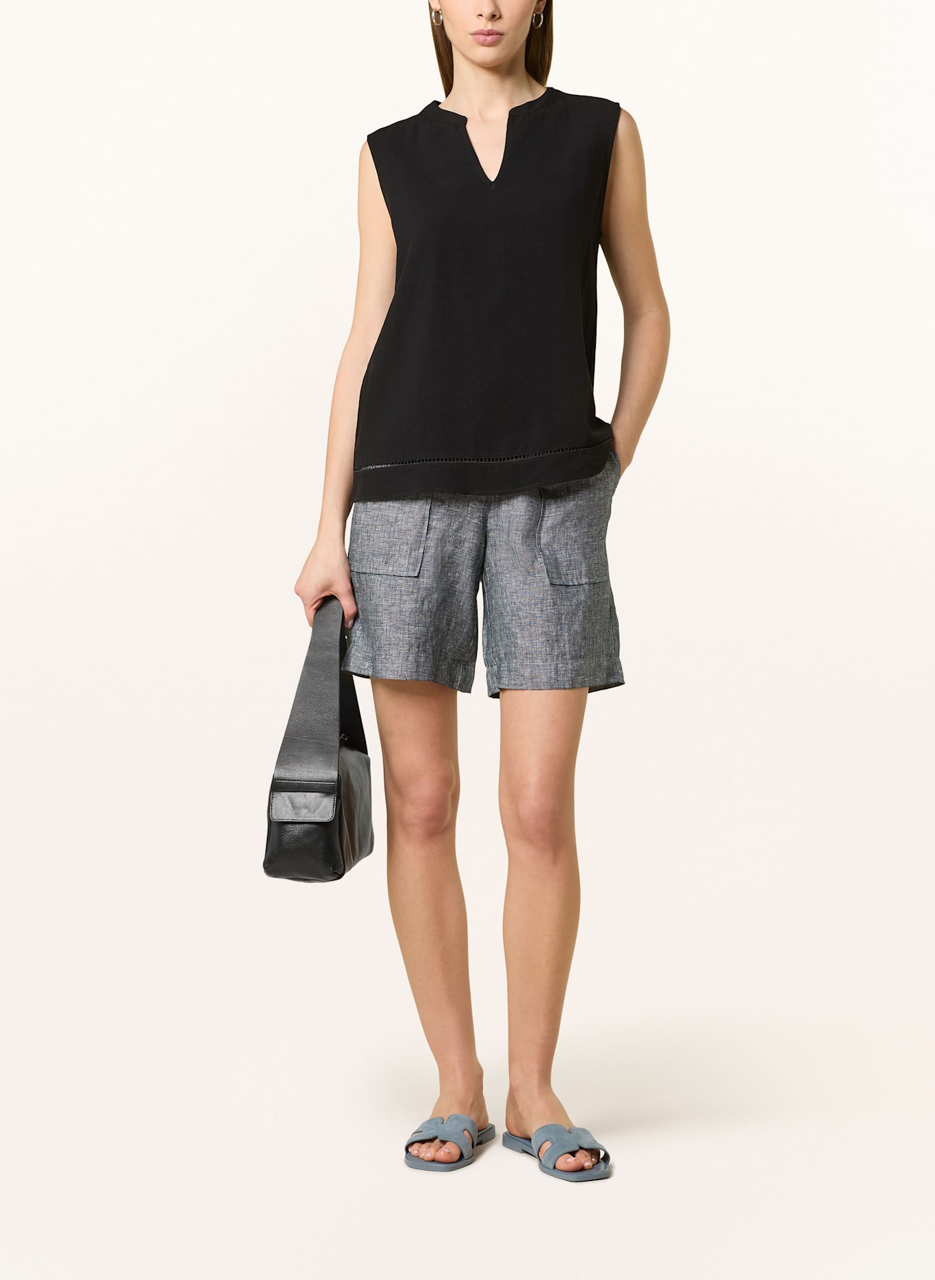 OPUS Blusentop FARBICIA: SCHWARZ