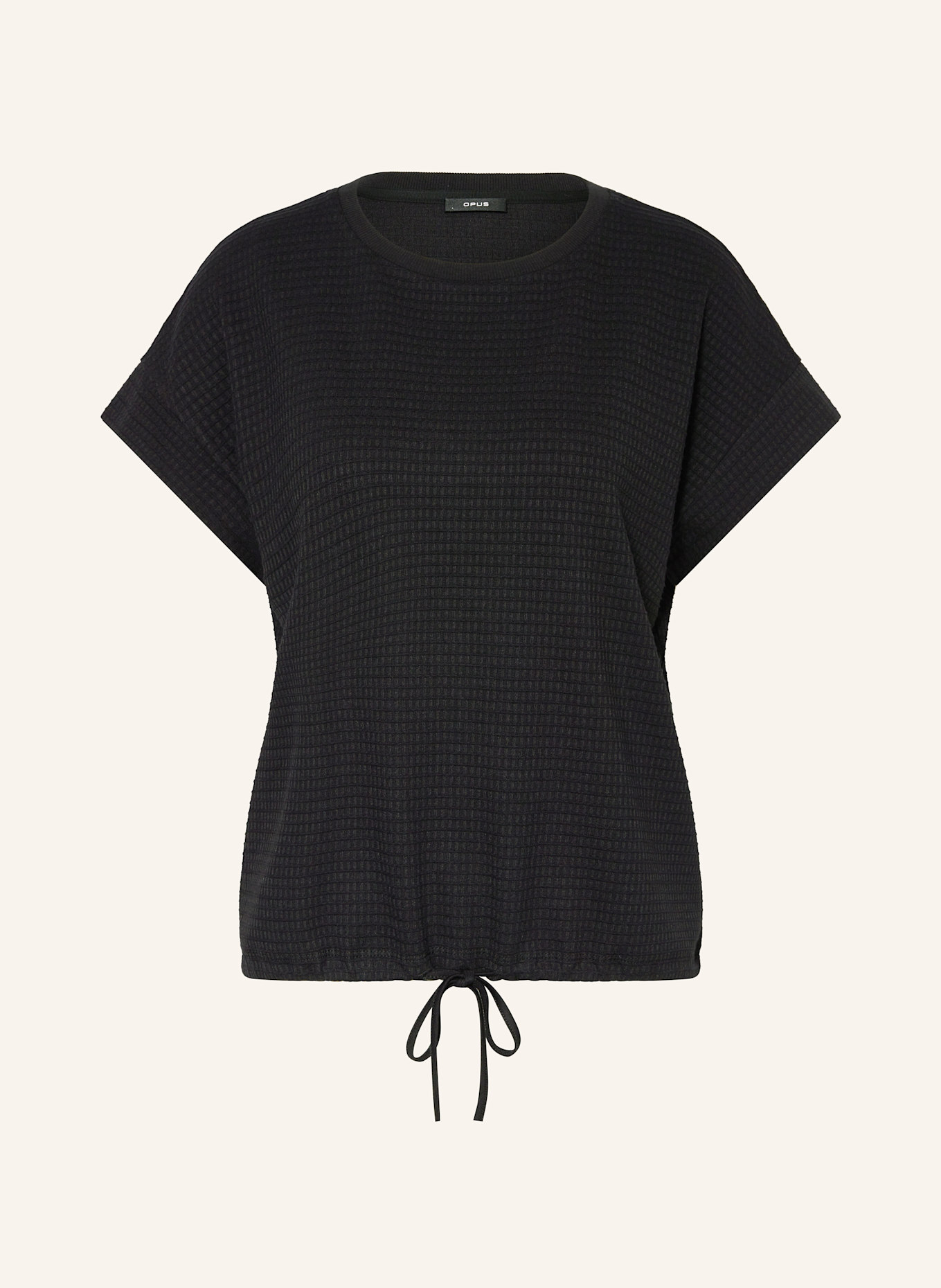 OPUS T-Shirt SOLKE: SCHWARZ