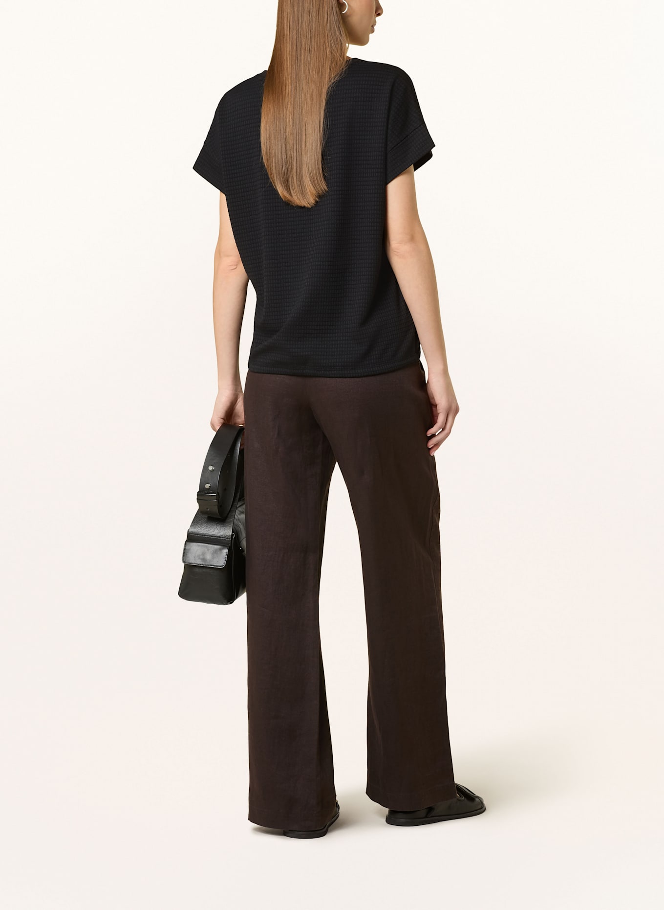 OPUS T-Shirt SOLKE: SCHWARZ