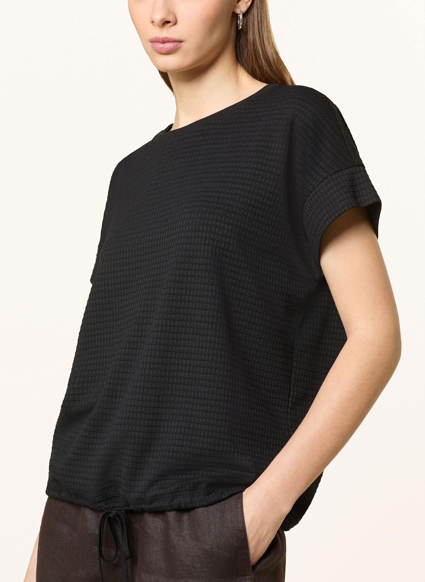 OPUS T-Shirt SOLKE: SCHWARZ