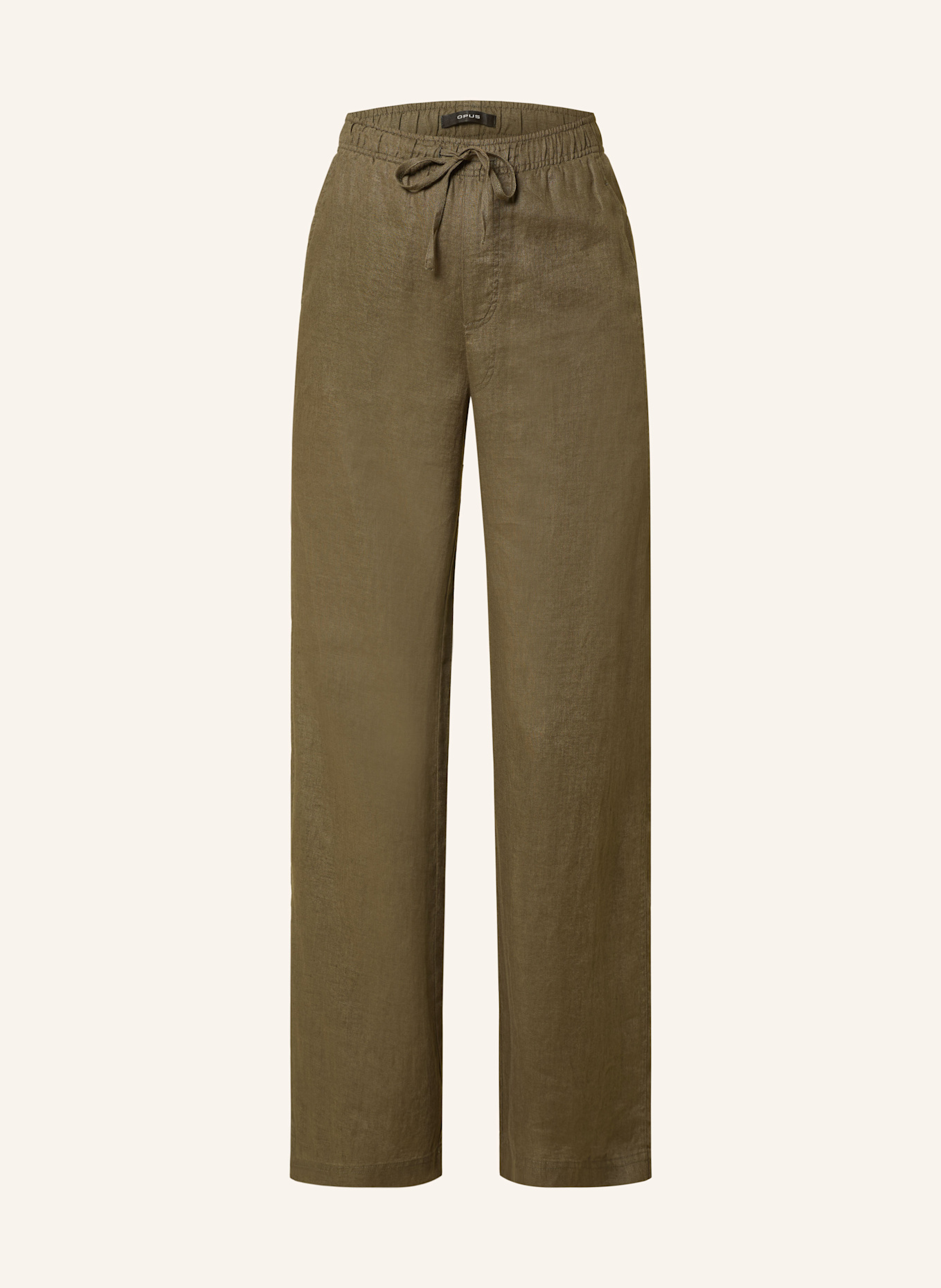 OPUS Marlenehose MILENI aus Leinen: OLIV