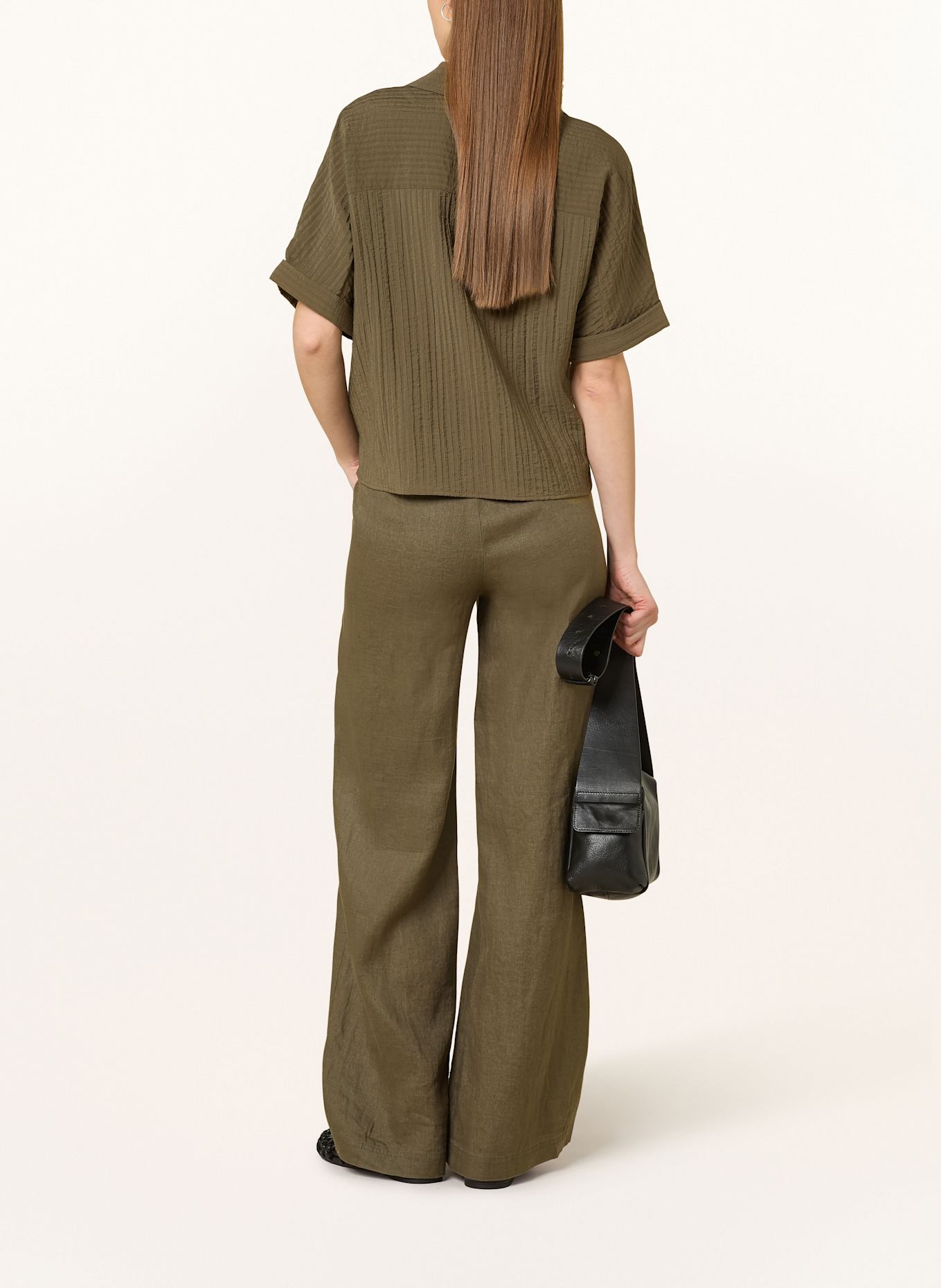 OPUS Marlenehose MILENI aus Leinen: OLIV