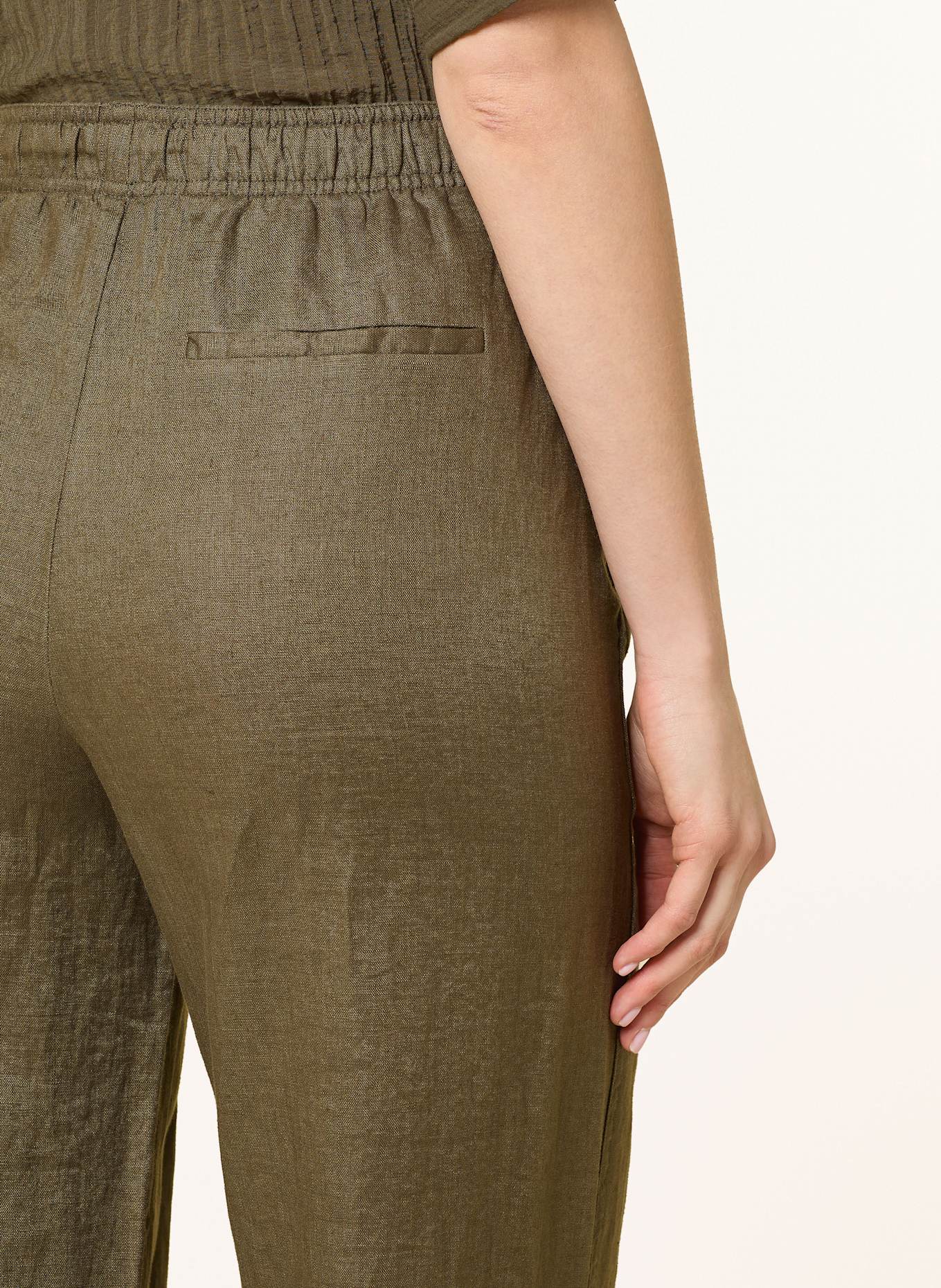 OPUS Marlenehose MILENI aus Leinen: OLIV