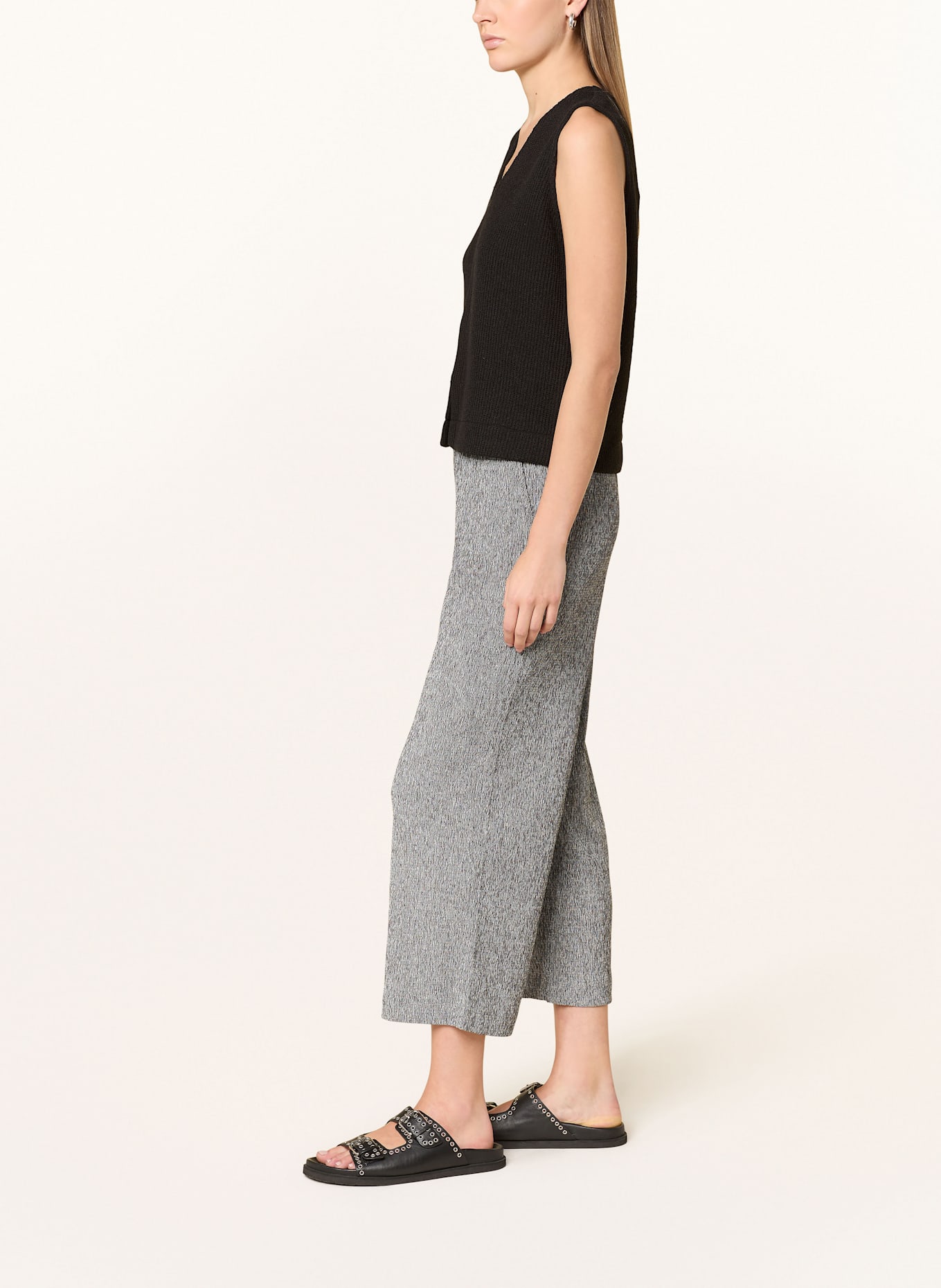 OPUS Culottes MILENI: GRAY