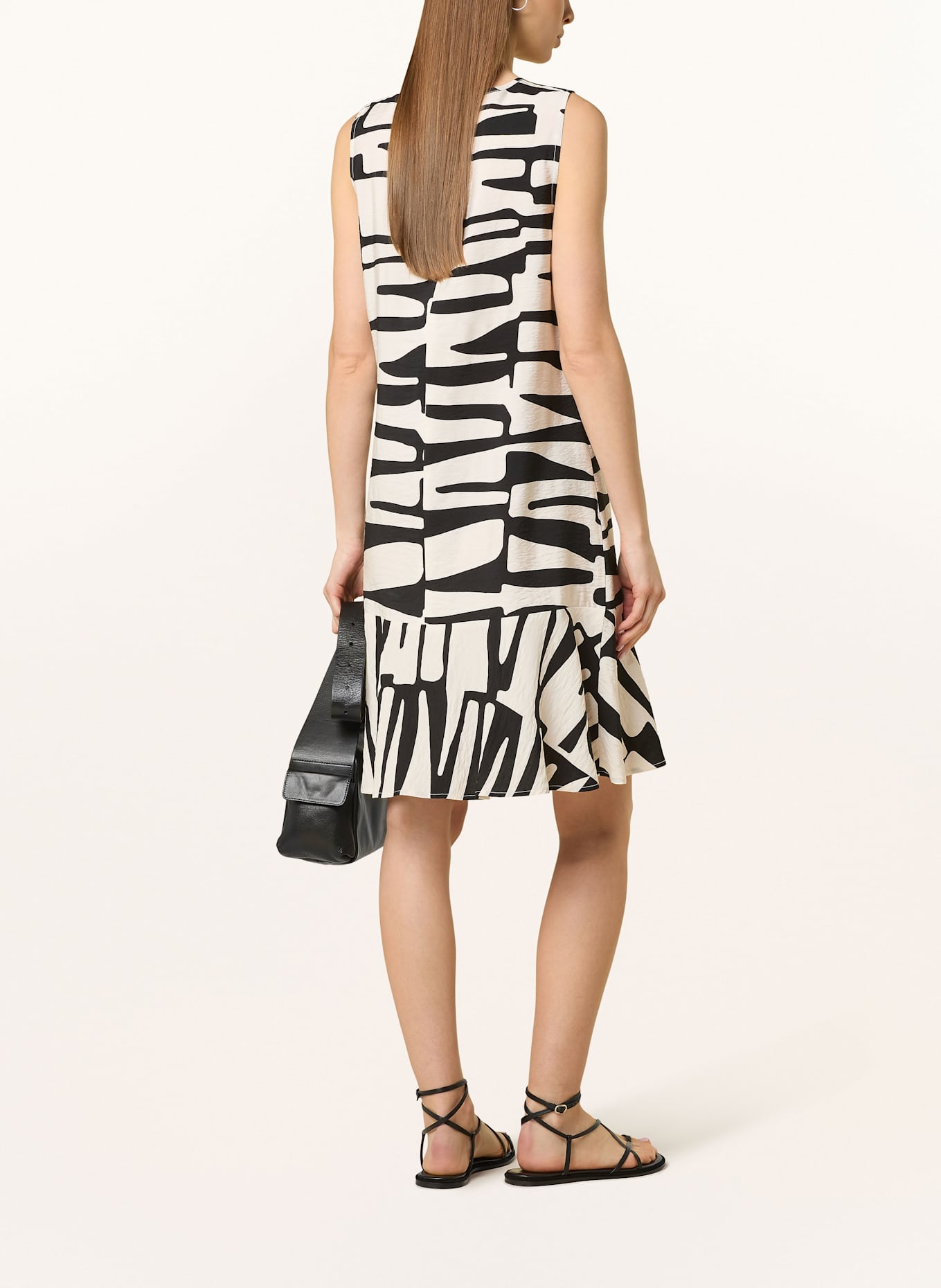 OPUS Kleid WENOLA: SCHWARZ/ ECRU