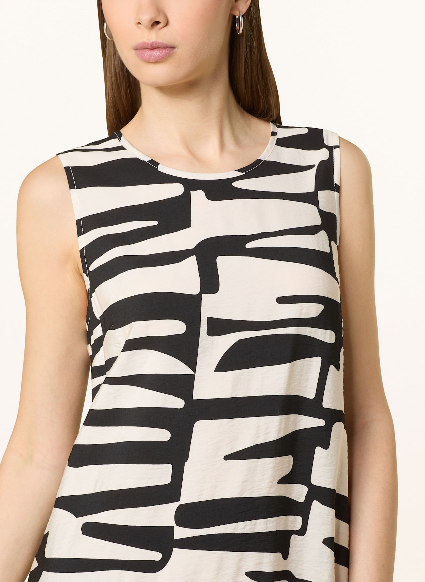 OPUS Kleid WENOLA: SCHWARZ/ ECRU