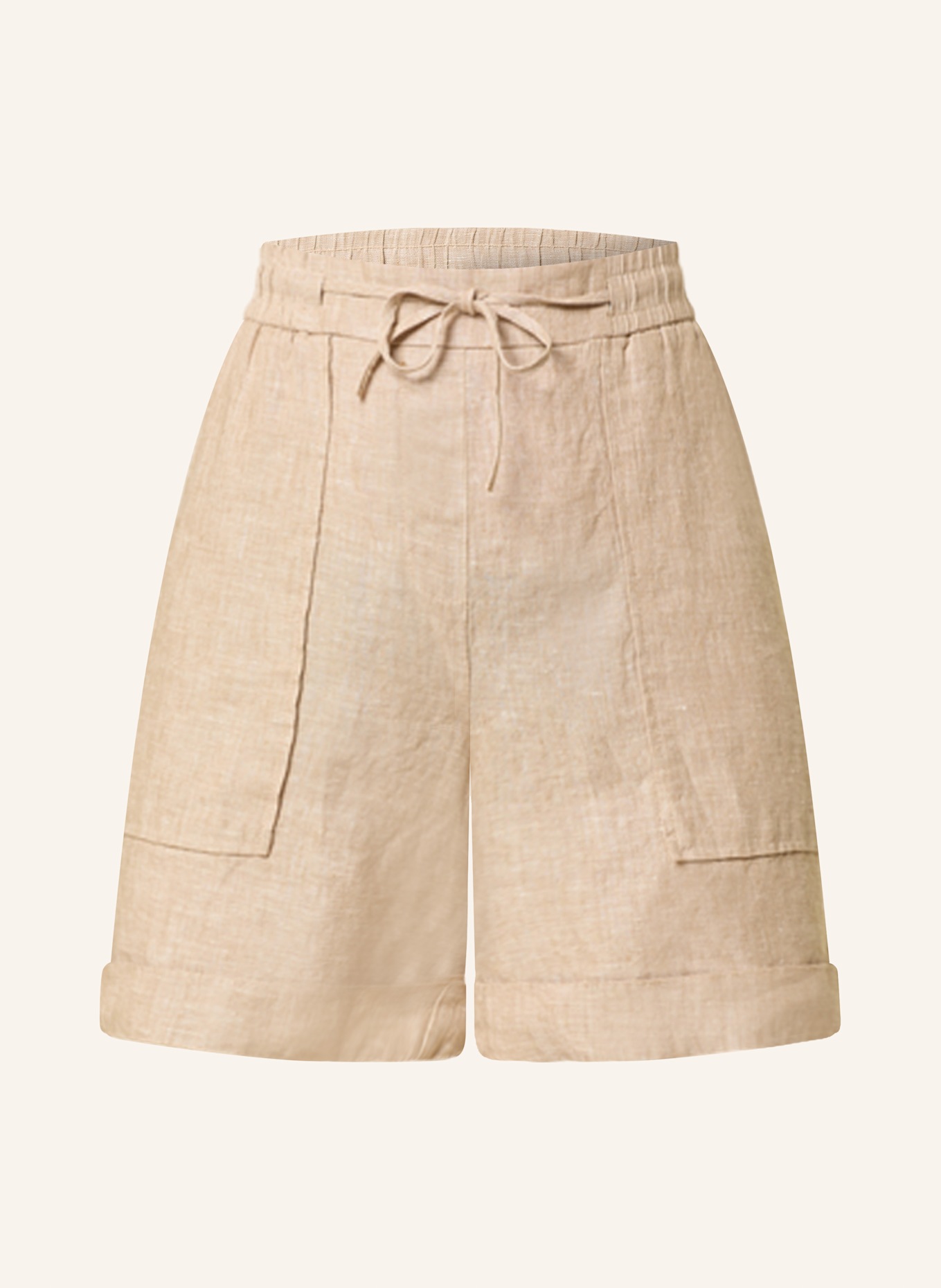 OPUS Leinenshorts MELANE: CREME