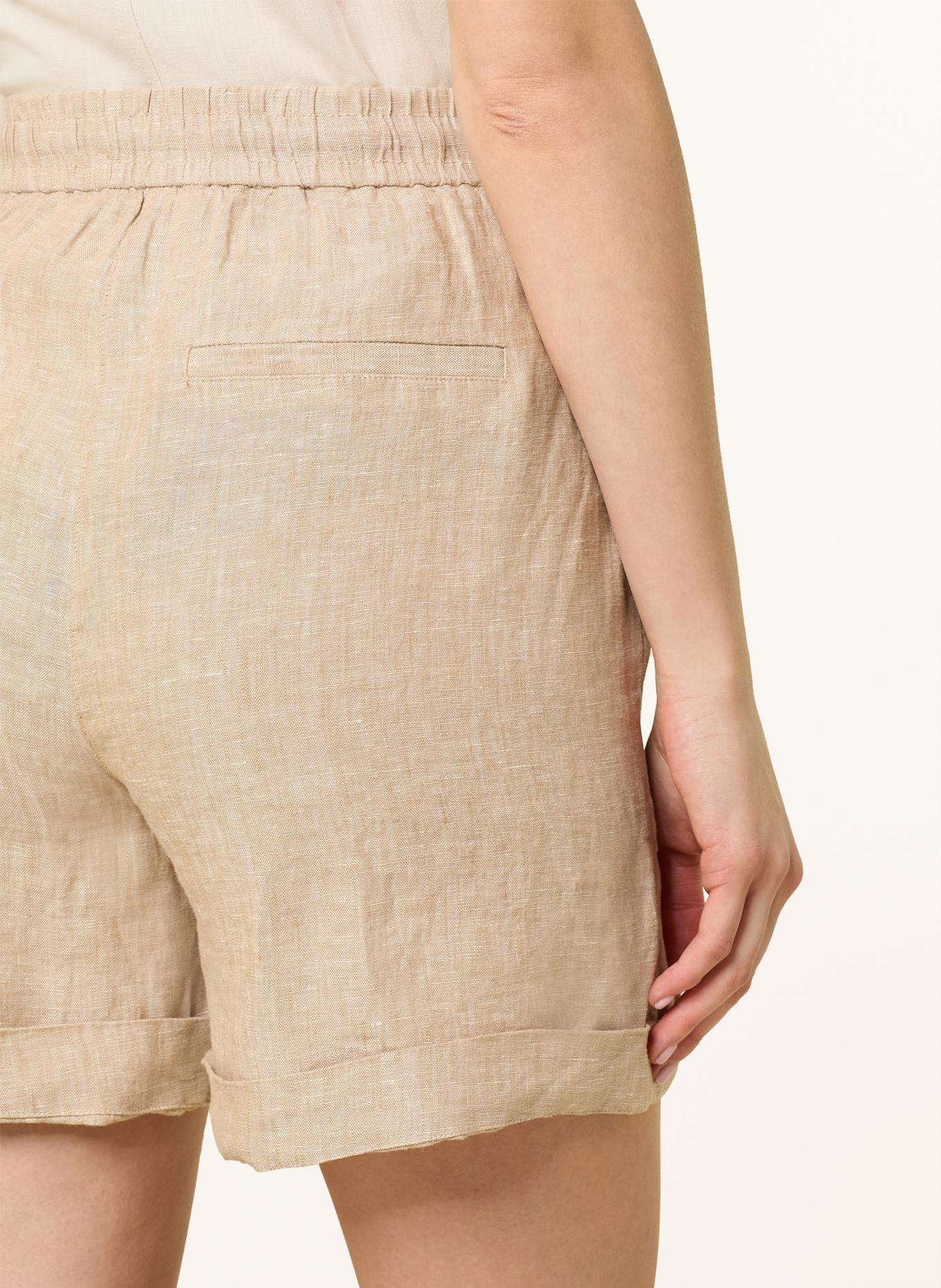 OPUS Leinenshorts MELANE: CREME