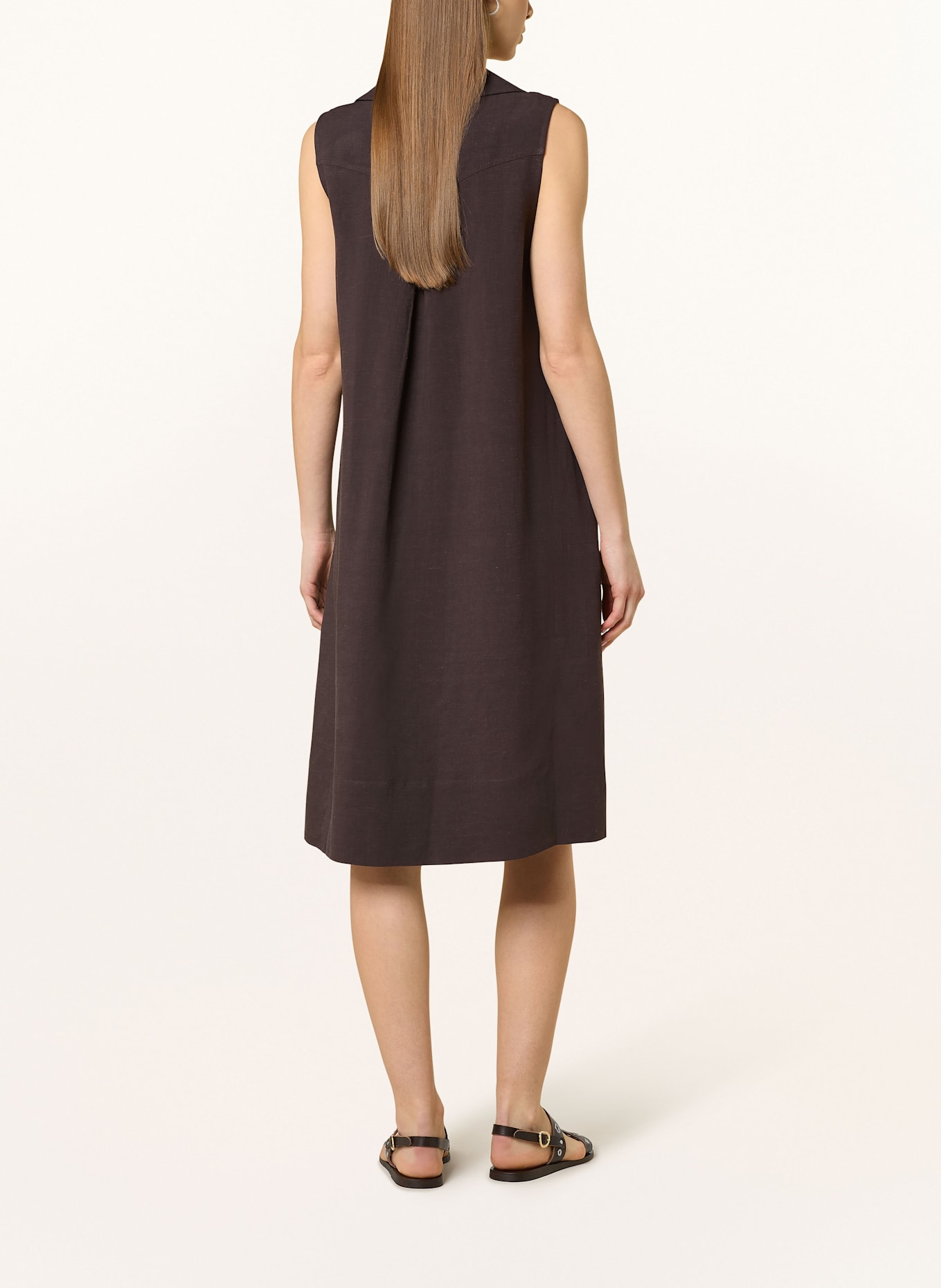 OPUS Kleid WIKA: DUNKELBRAUN