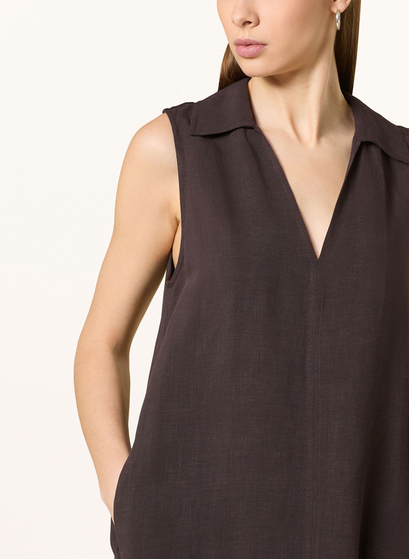 OPUS Kleid WIKA: DUNKELBRAUN