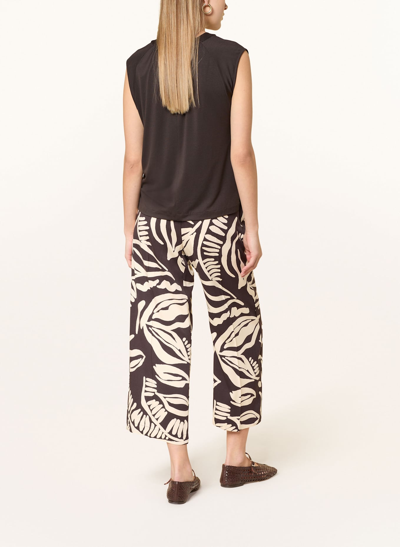 OPUS Culotte MISHA: DUNKELBRAUN/ CREME