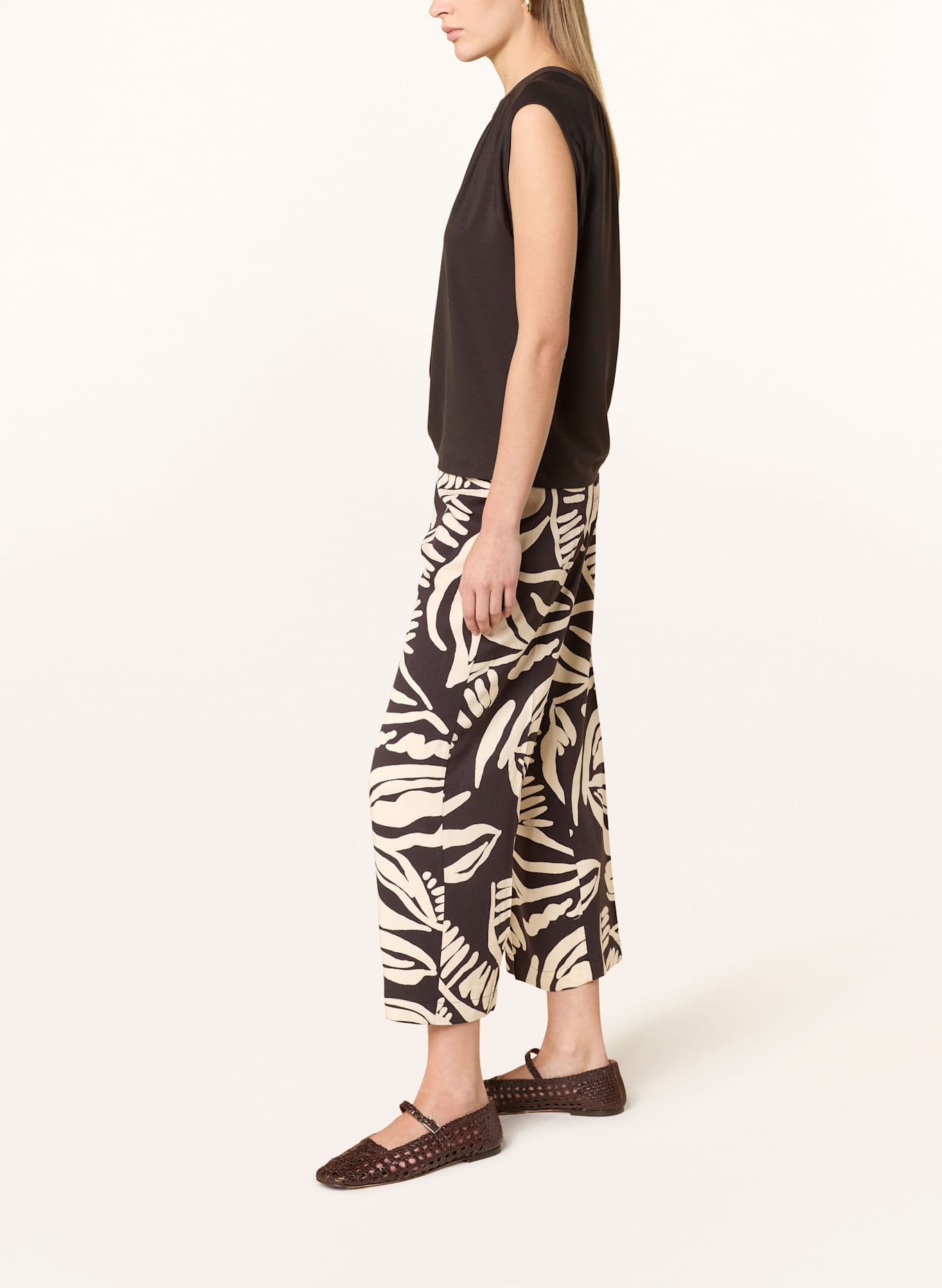OPUS Culotte MISHA: DUNKELBRAUN/ CREME