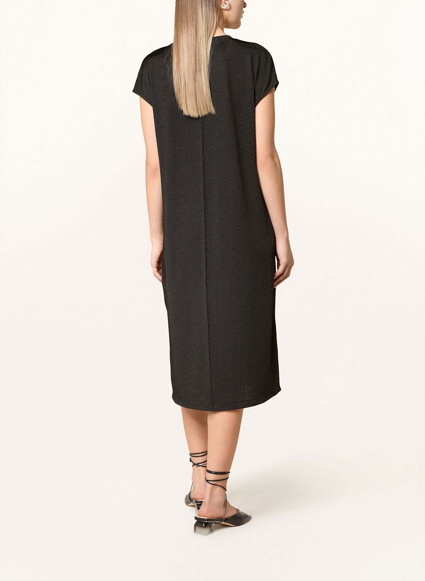 OPUS Jerseykleid WINJA: SCHWARZ