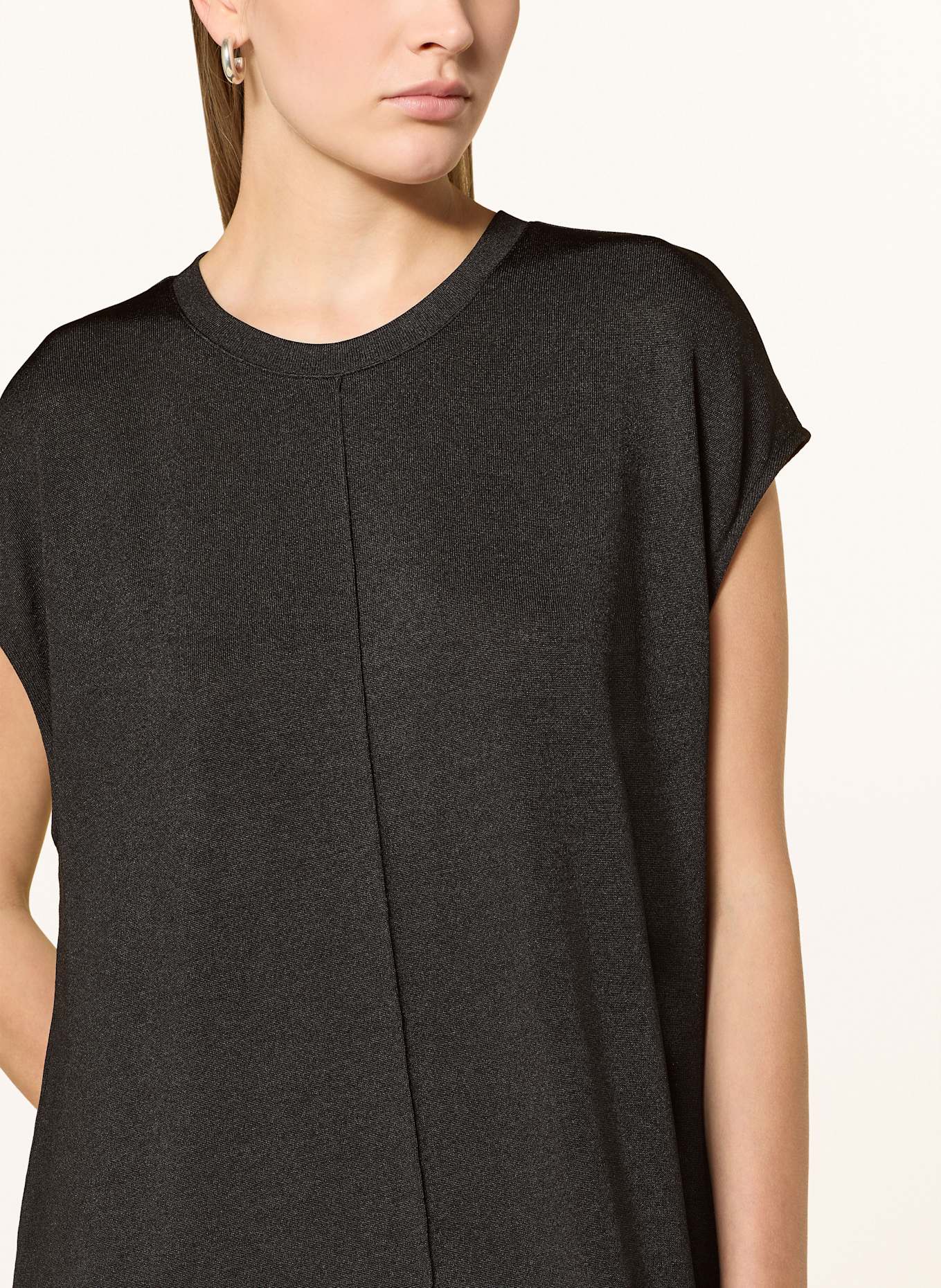 OPUS Jerseykleid WINJA: SCHWARZ