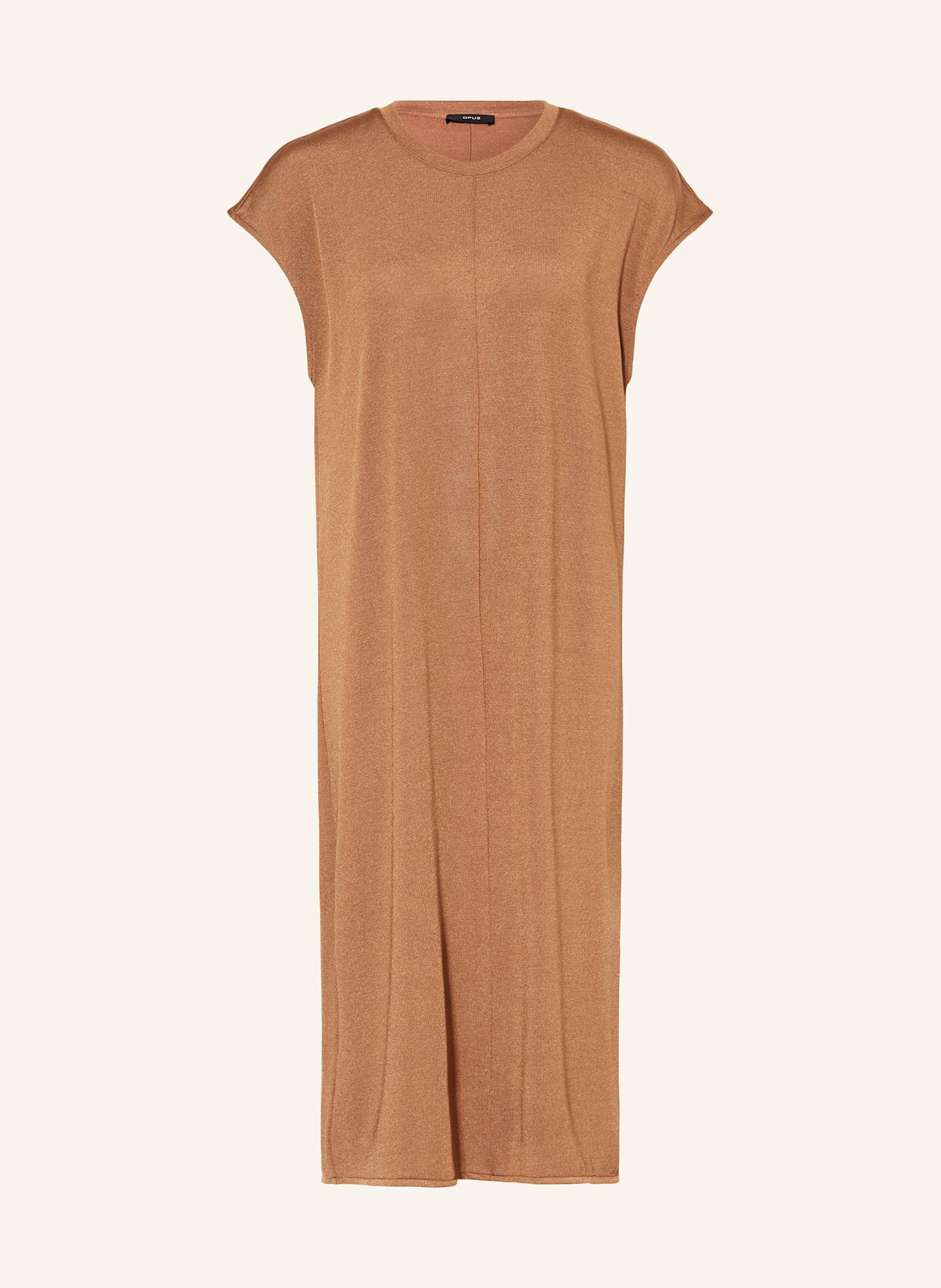 OPUS Jerseykleid WINJA: COGNAC