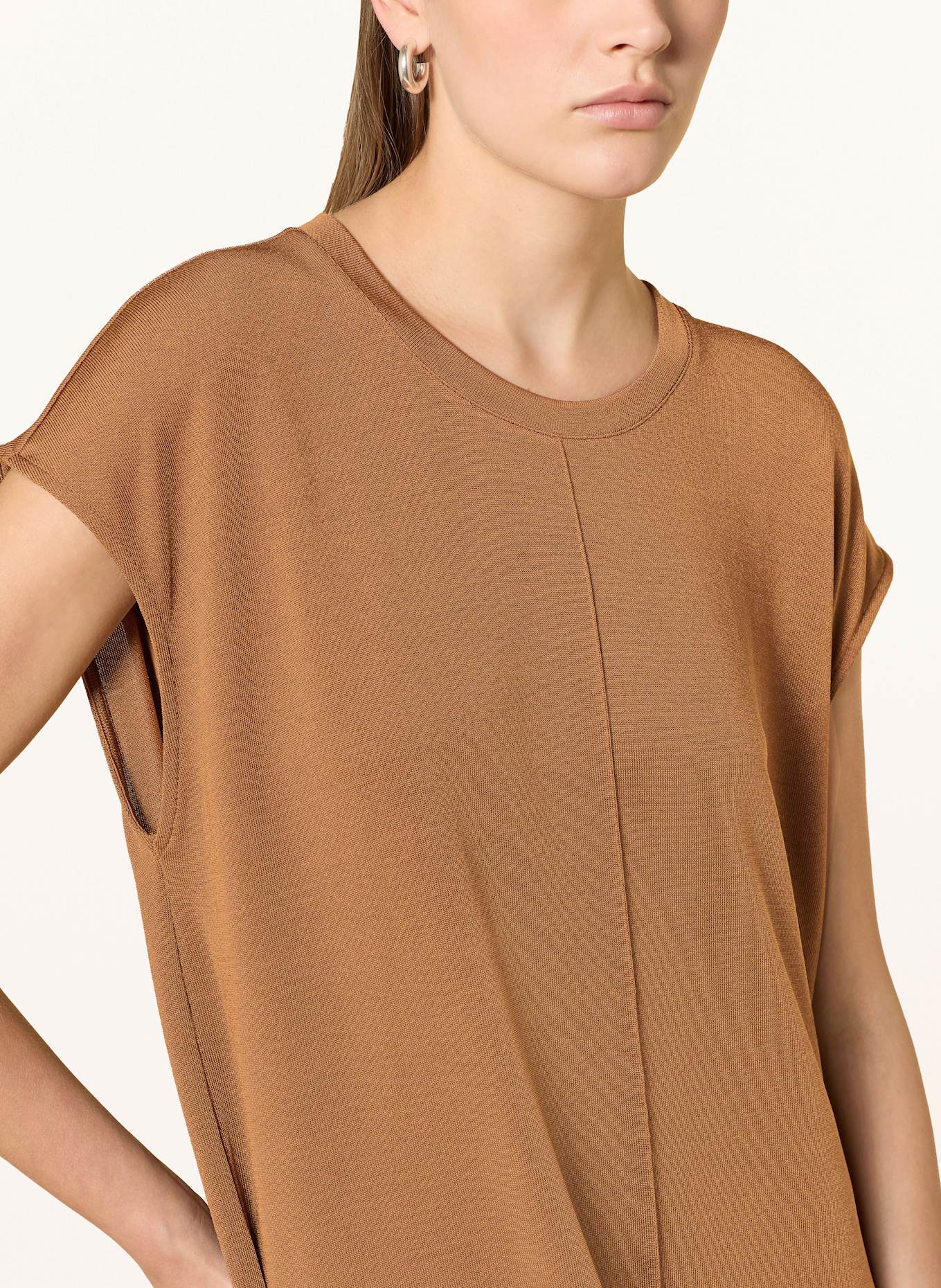 OPUS Jerseykleid WINJA: COGNAC