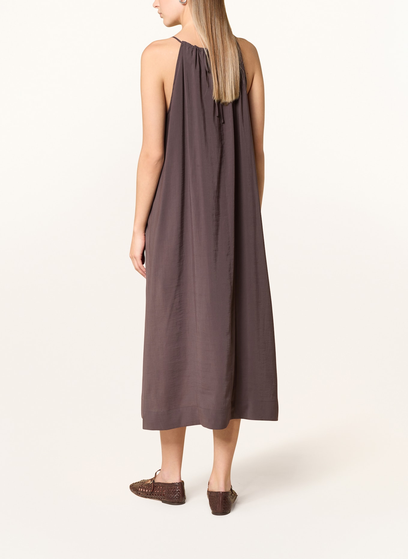 OPUS Kleid WIDALA: DUNKELBRAUN