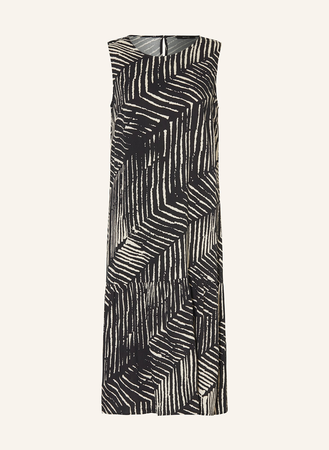 OPUS Kleid WICY: SCHWARZ/ ECRU