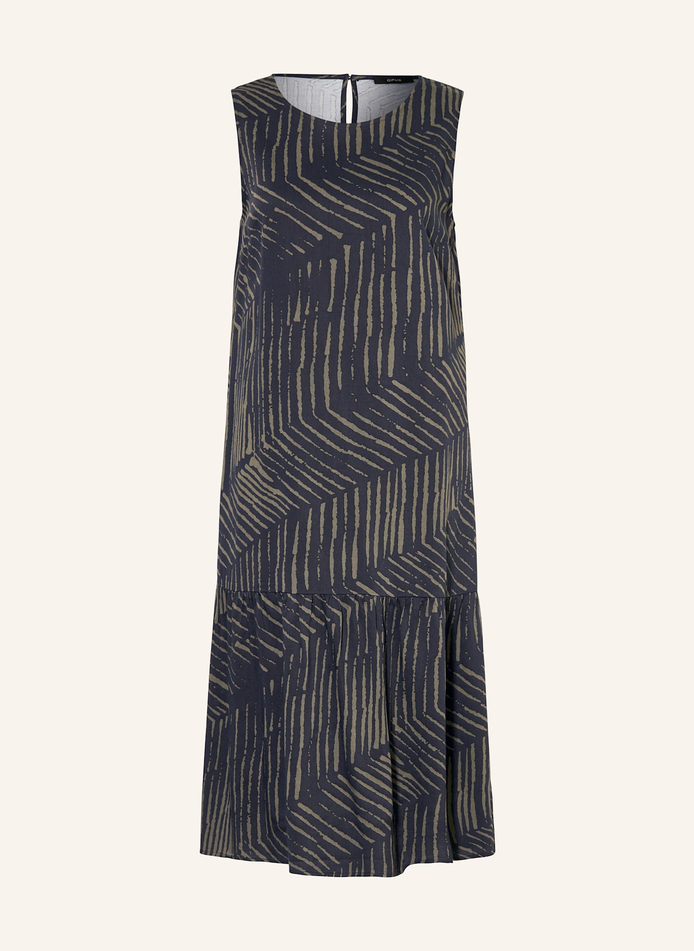 OPUS Kleid WICY: DUNKELBLAU/ OLIV