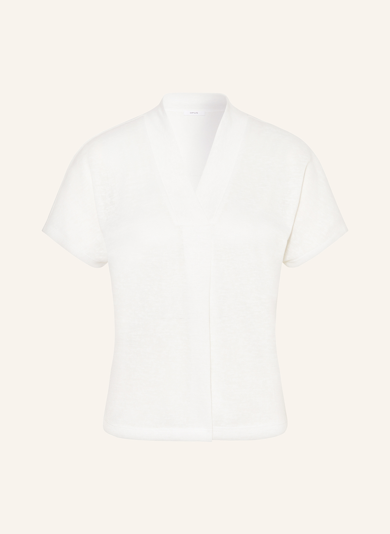 OPUS T-shirt SANZE: BIAŁY