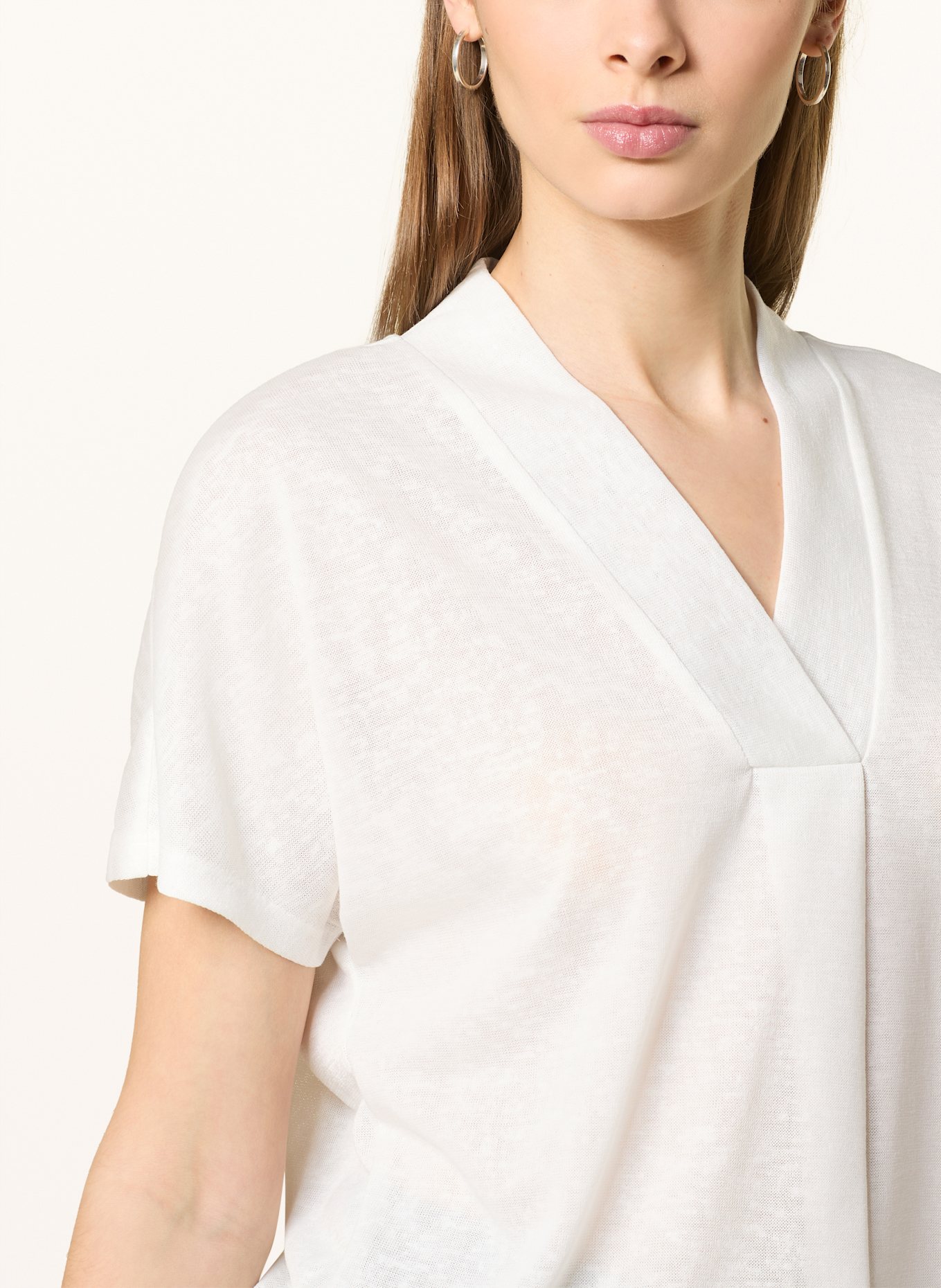 OPUS T-shirt SANZE: BIAŁY