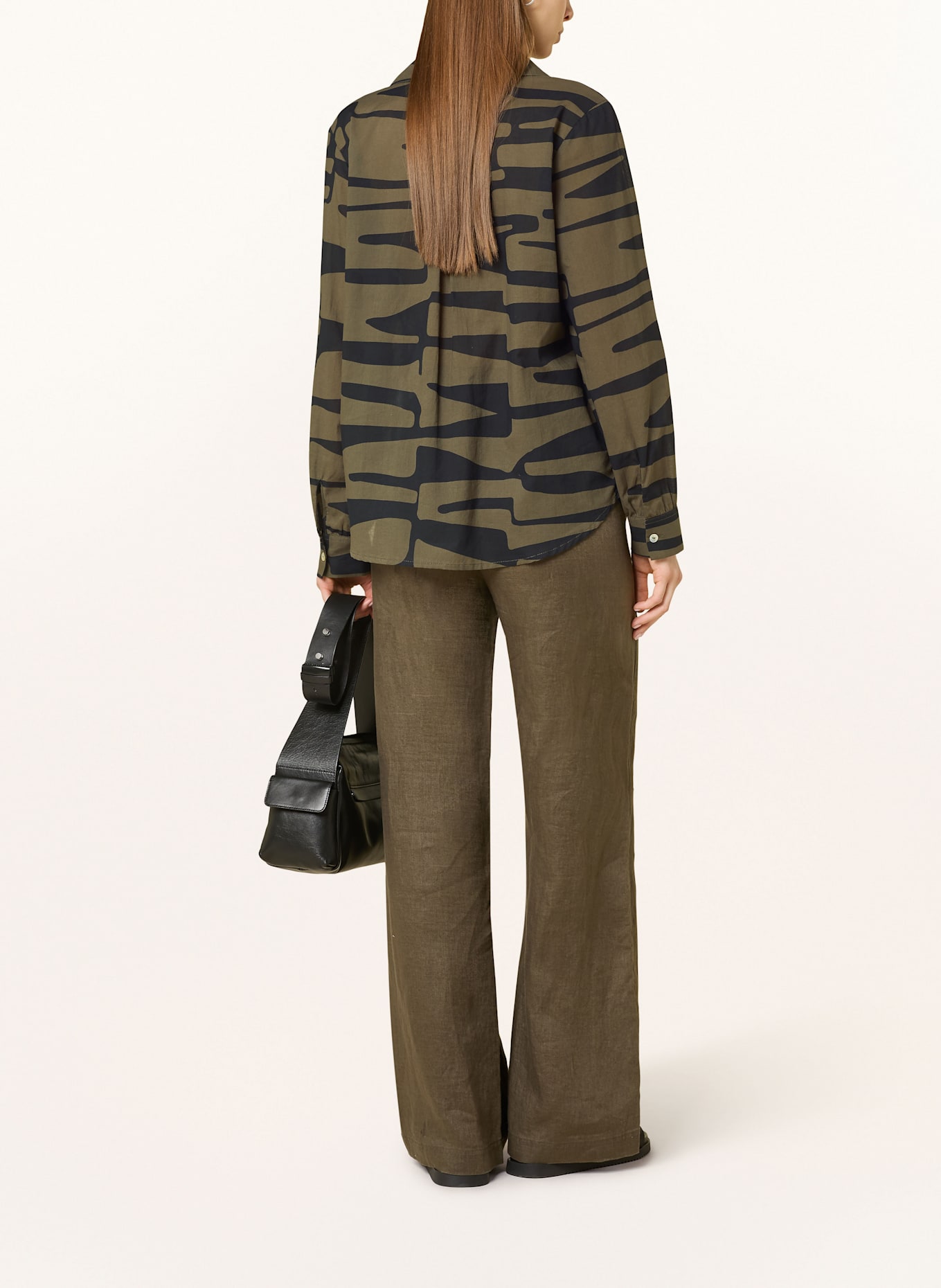 OPUS Hemdbluse FUMANI JUNGLE: OLIV