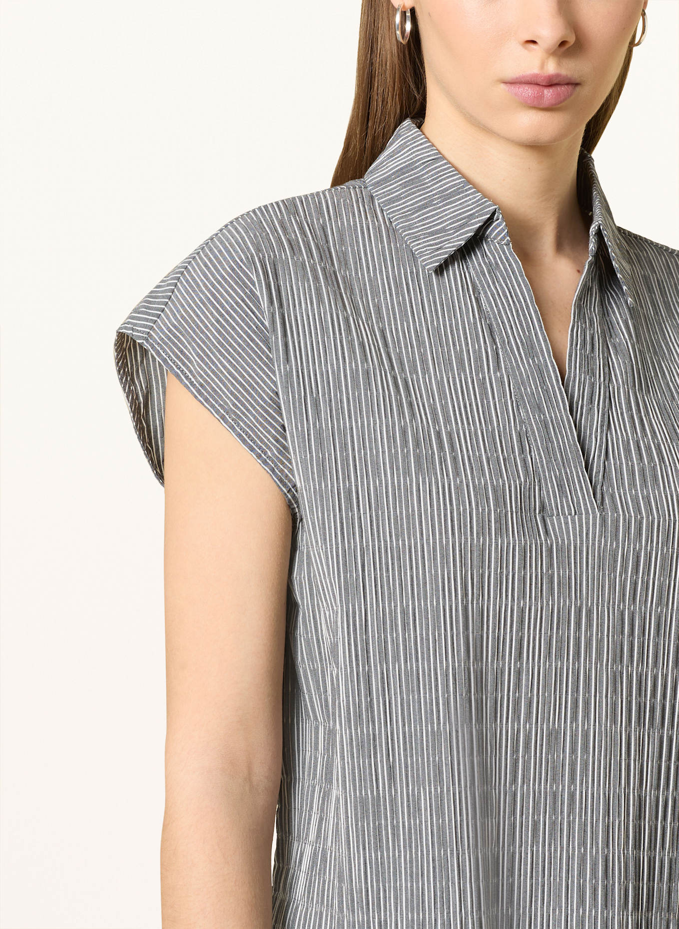 OPUS Blusentop FANNA: BLAUGRAU