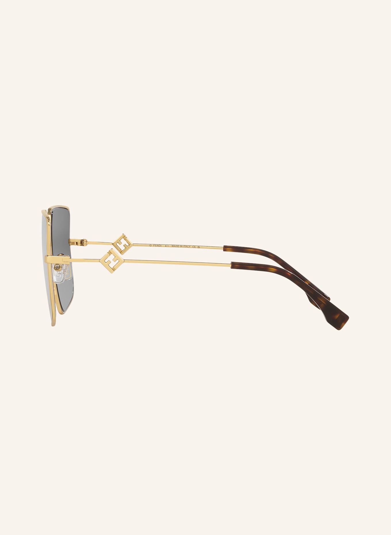 FENDI Sonnenbrille FN000803: 2300L3 - GOLD/ DUNKELGRAU