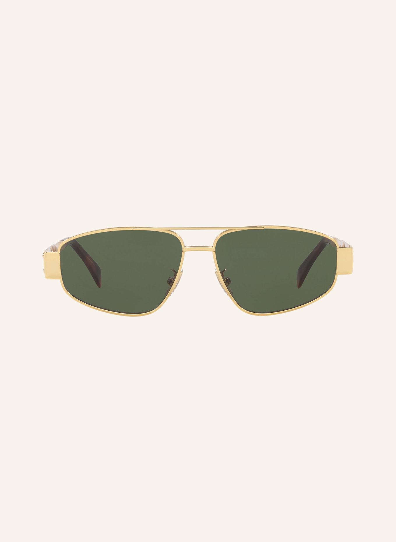 CELINE Sonnenbrille CL000457: 2300J1 - GOLD/ DUNKELGRÜN