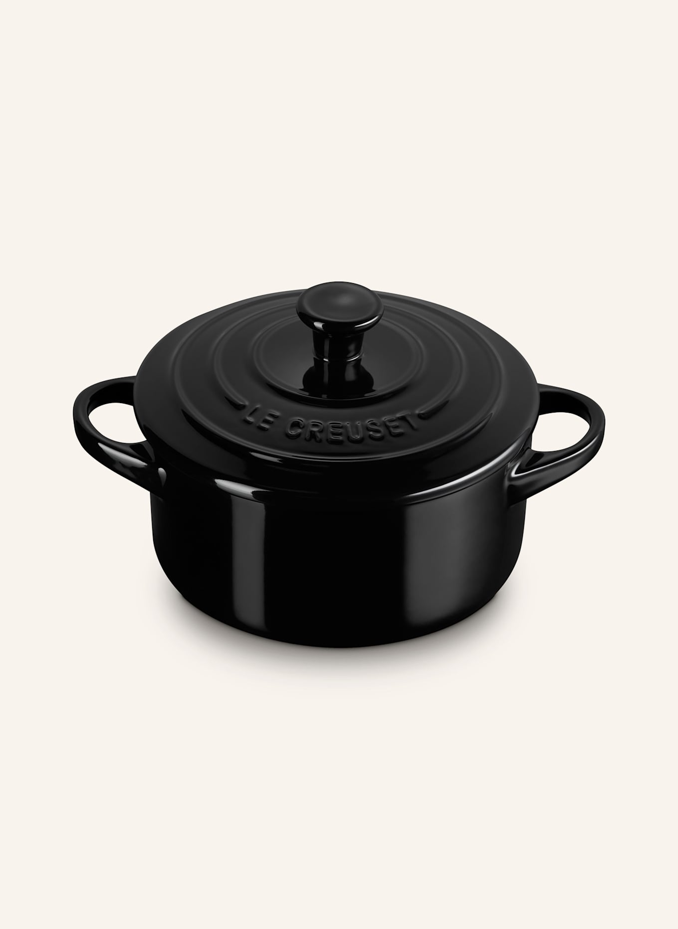 LE CREUSET Mini-Cocotte: BLACK ONYX