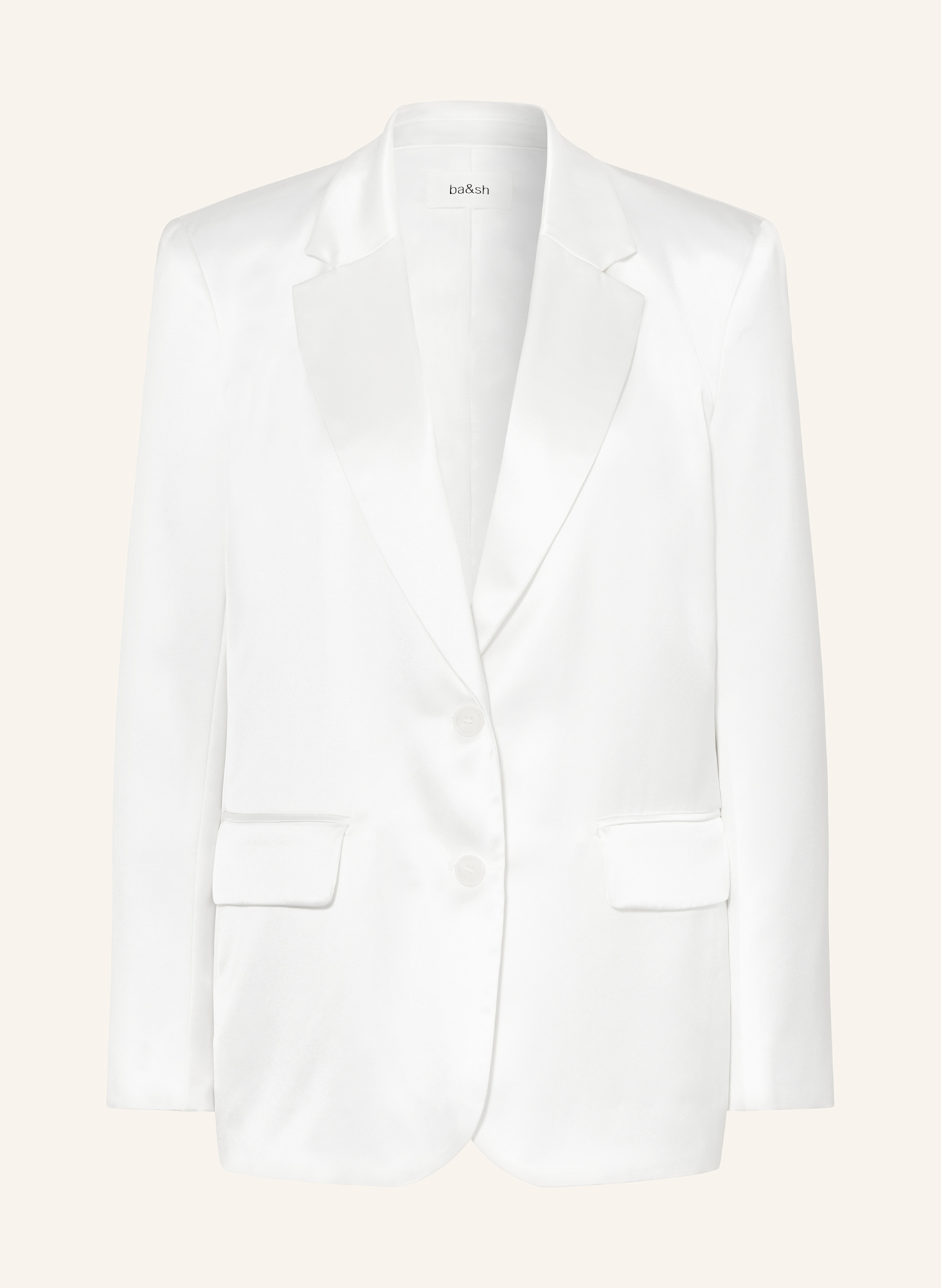 ba&sh Satinblazer GREG: ECRU