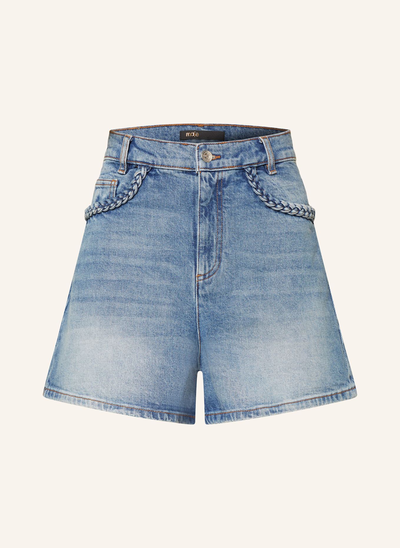 maje Jeansshorts: BLAU