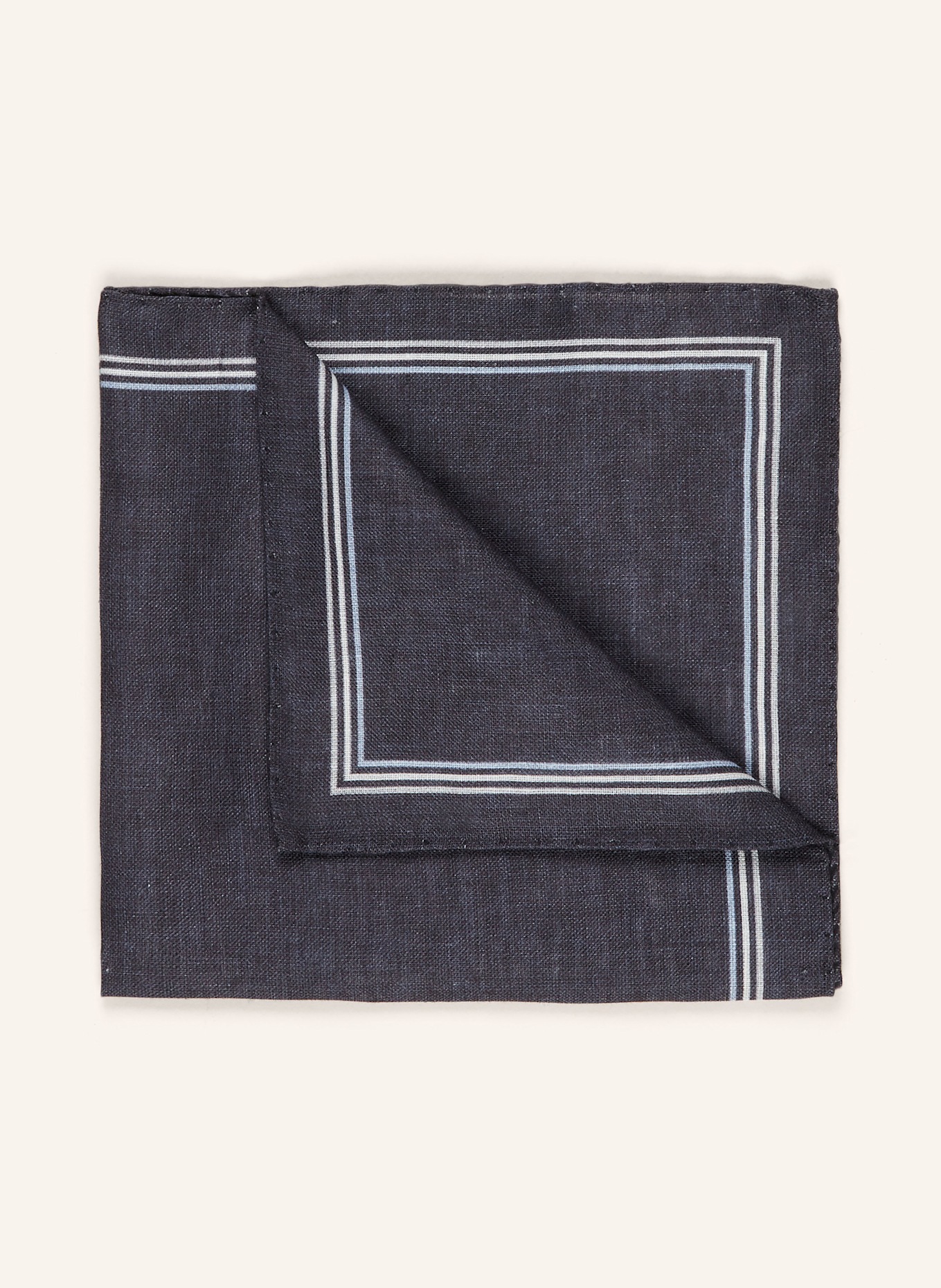 REISS Poszetka FIORELLO z lnu: GRANATOWY