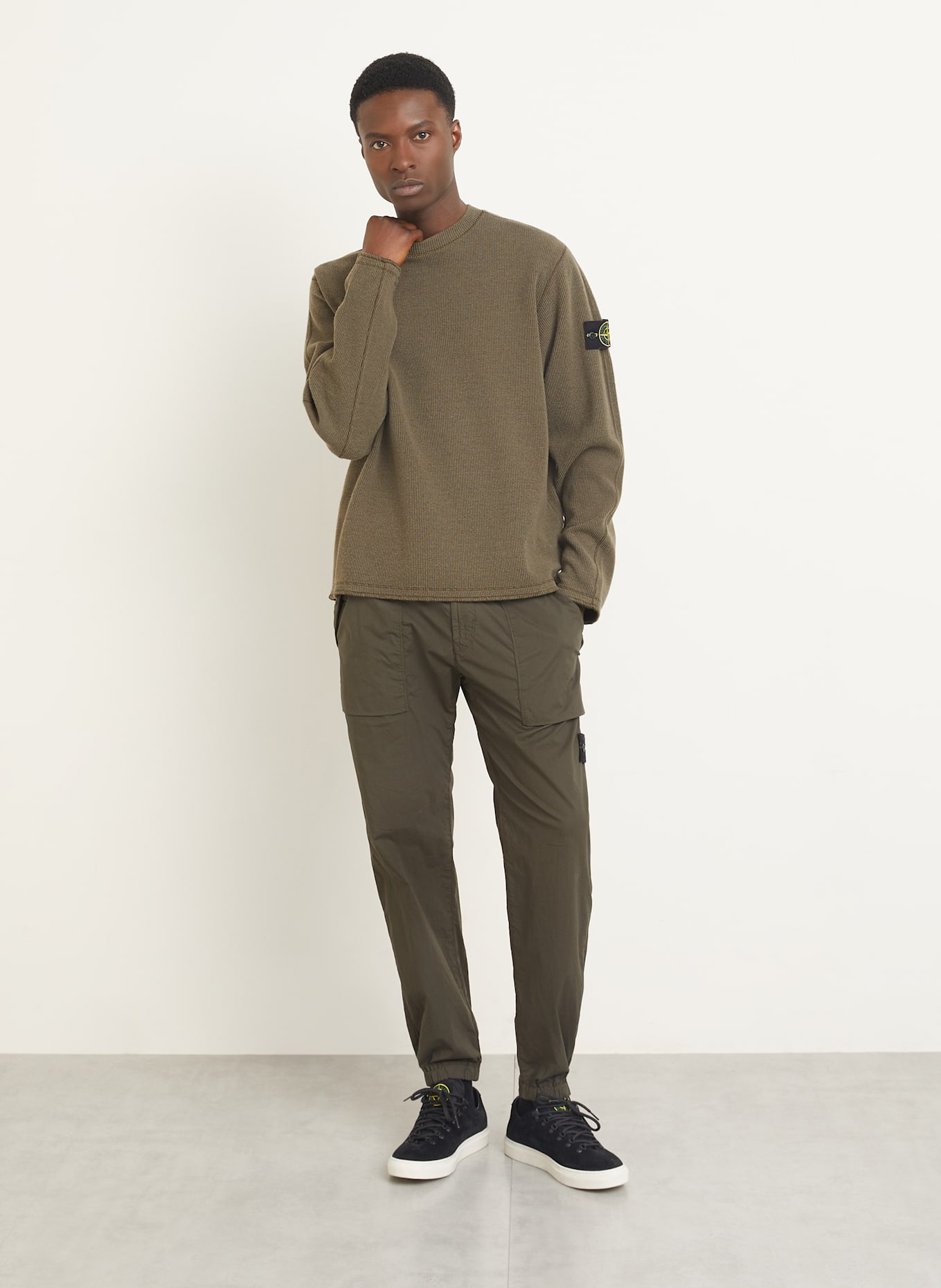 STONE ISLAND Pullover: KHAKI